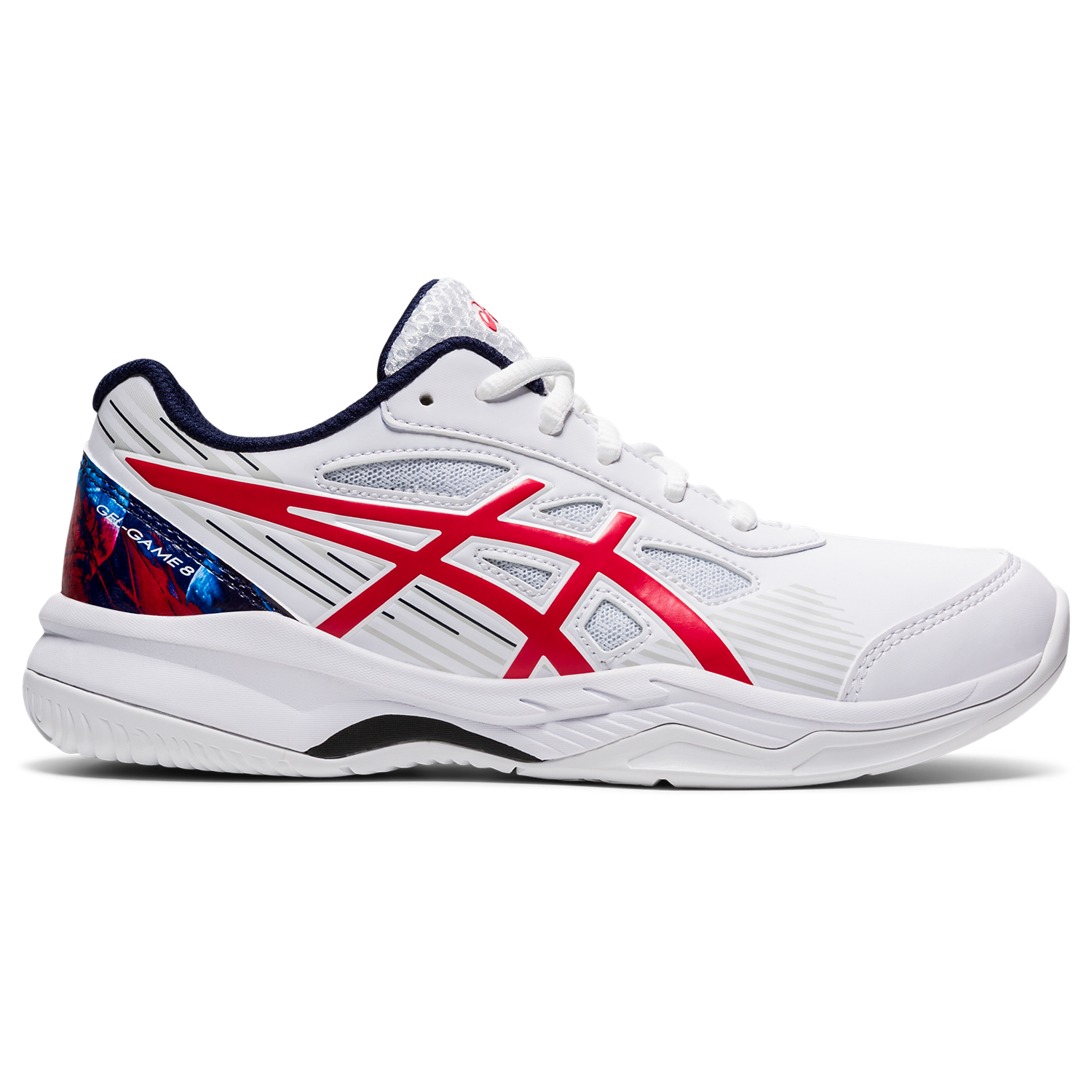Gel-Game 8 GS L.E. Novak Pack Juniors Tennis Shoe - White/Red