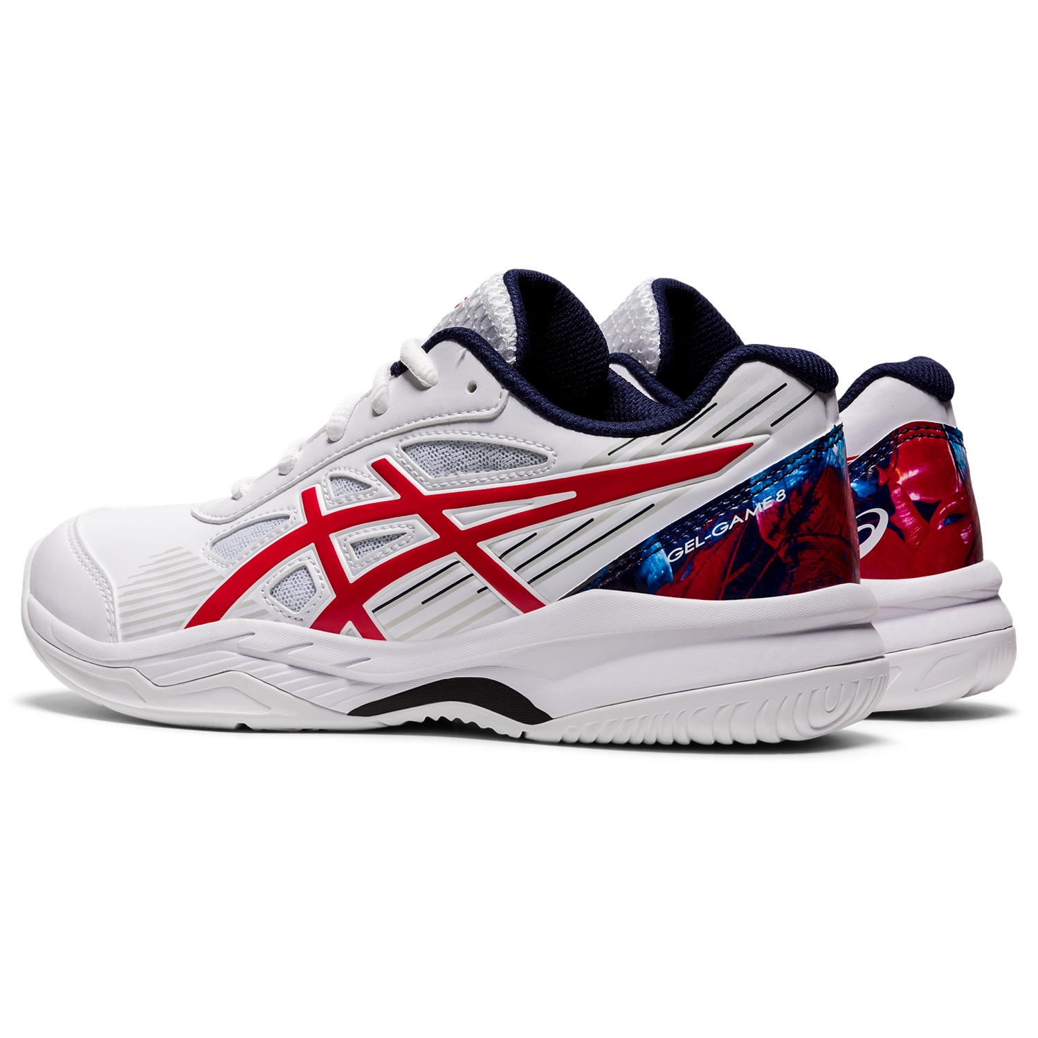 Gel-Game 8 GS L.E. Novak Pack Juniors Tennis Shoe - White/Red