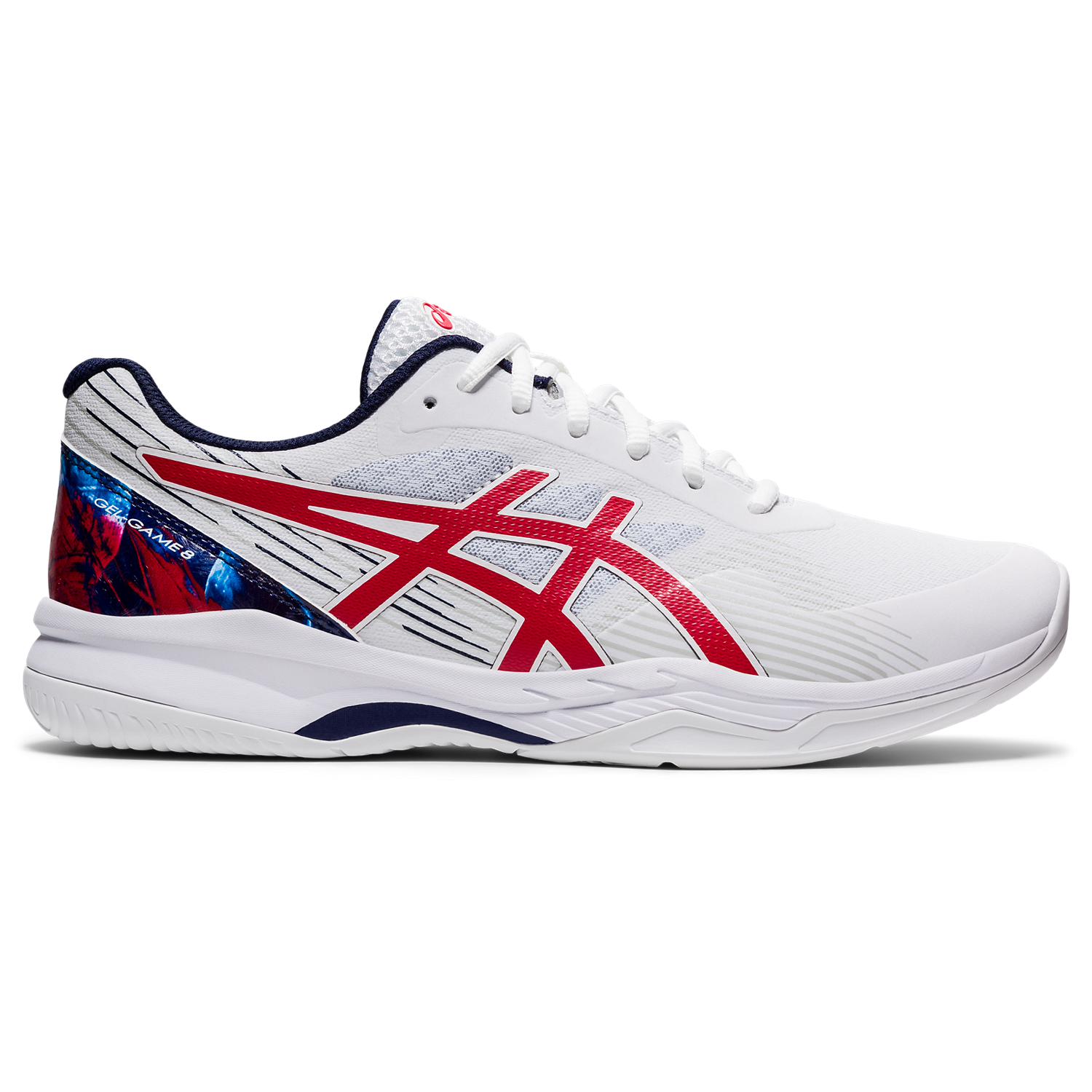 GEL-GAME 8 L.E. Men's Tennis Shoe - White/Red