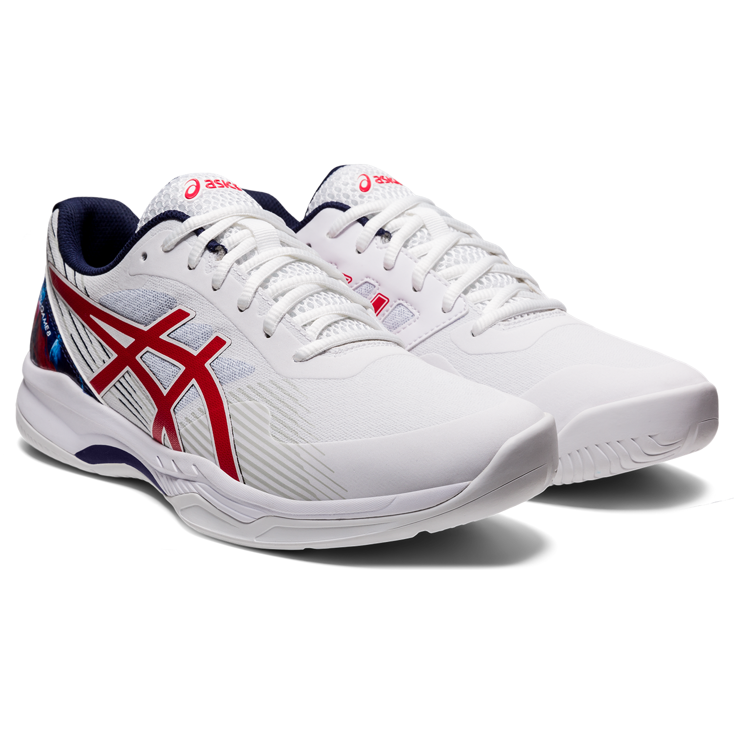 GEL-GAME 8 L.E. Men's Tennis Shoe - White/Red
