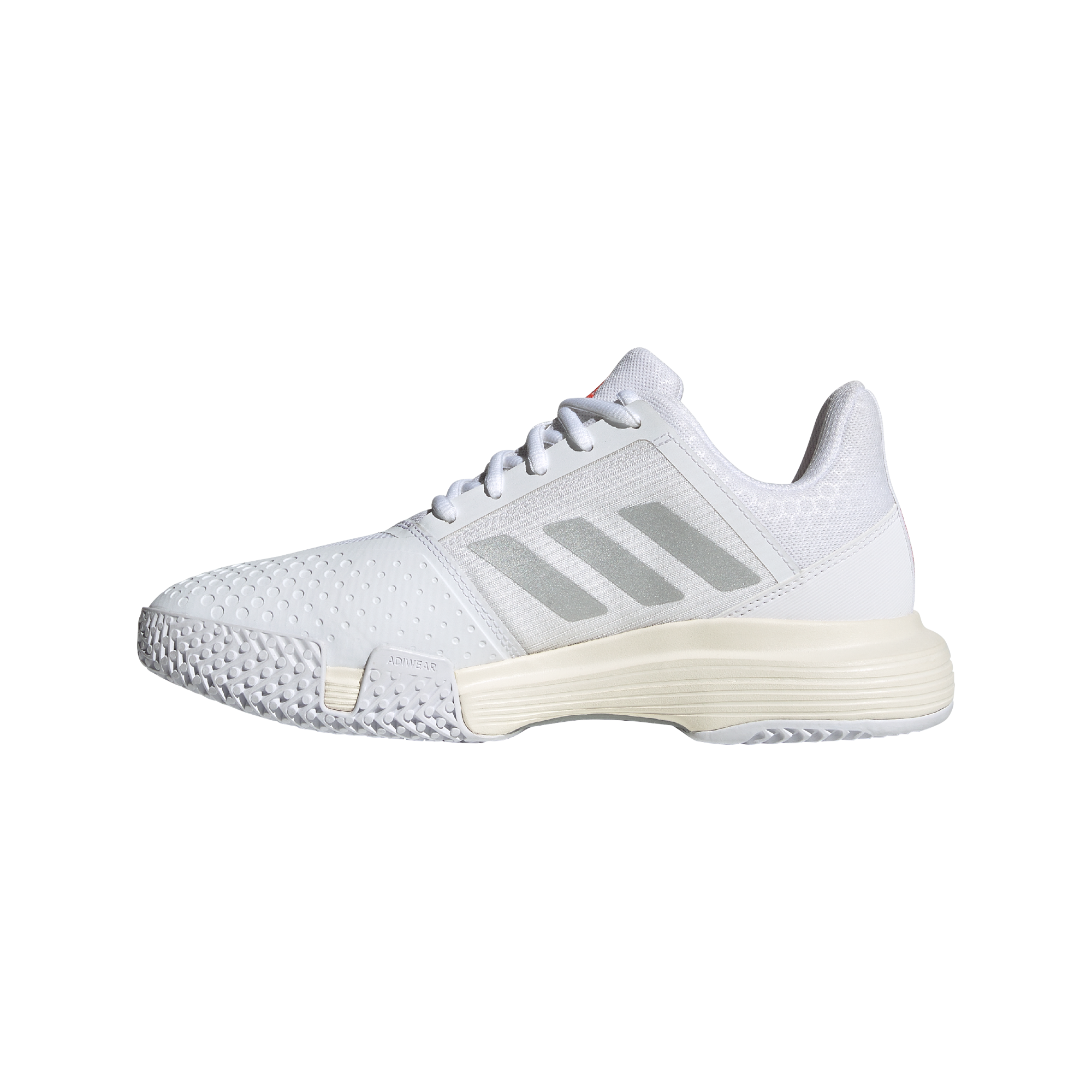CourtJam Bounce 21 Women's Tennis Shoe - White/Silver