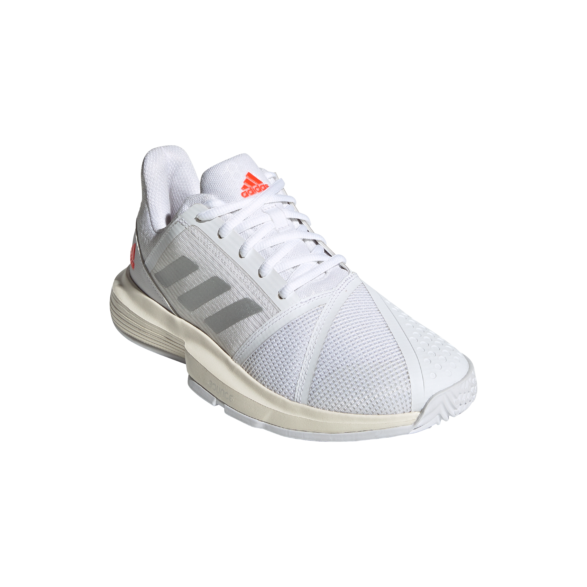 CourtJam Bounce 21 Women's Tennis Shoe - White/Silver