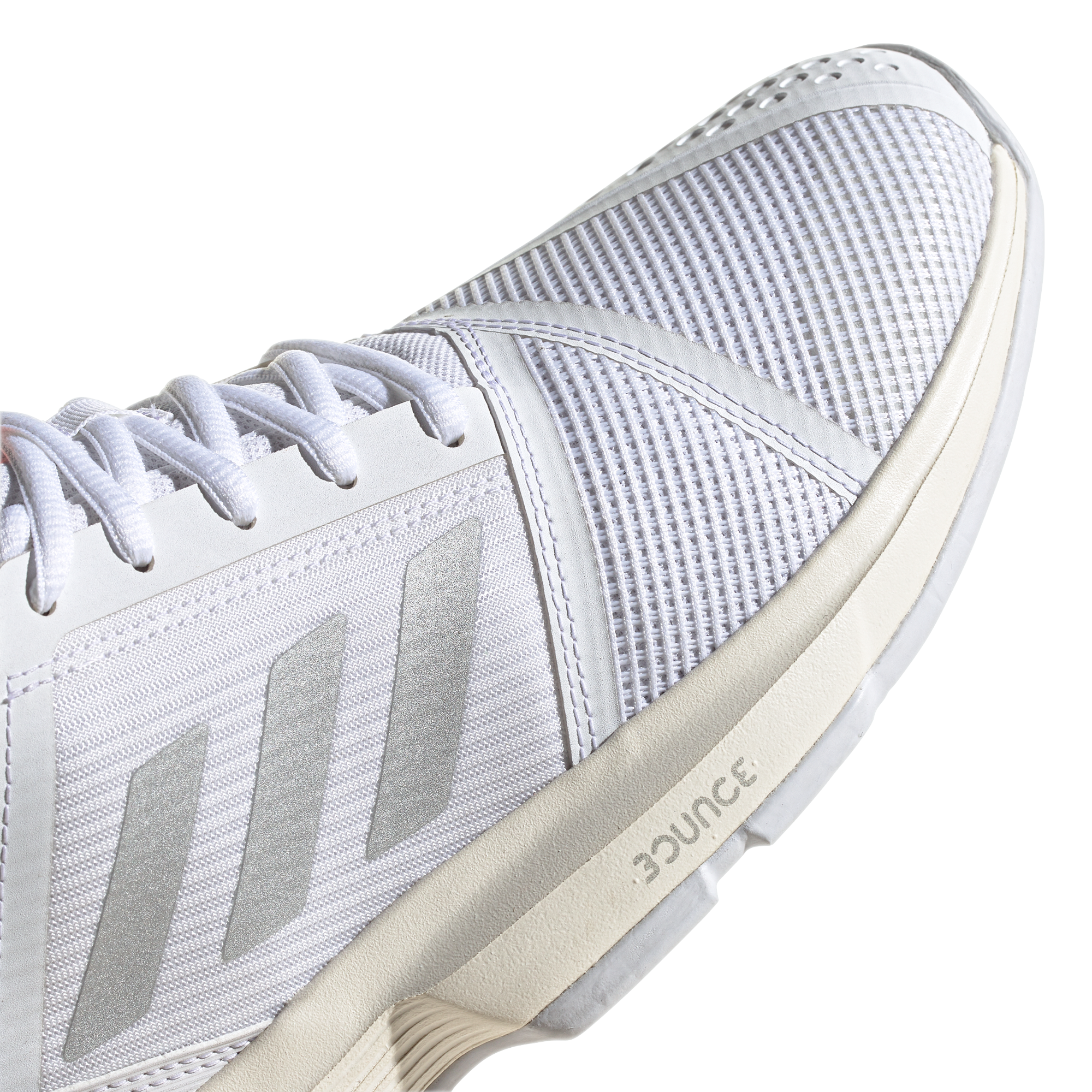 CourtJam Bounce 21 Women's Tennis Shoe - White/Silver