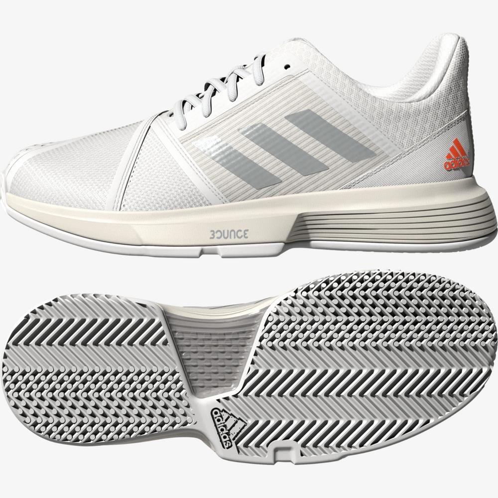 CourtJam Bounce 21 Women's Tennis Shoe - White/Silver