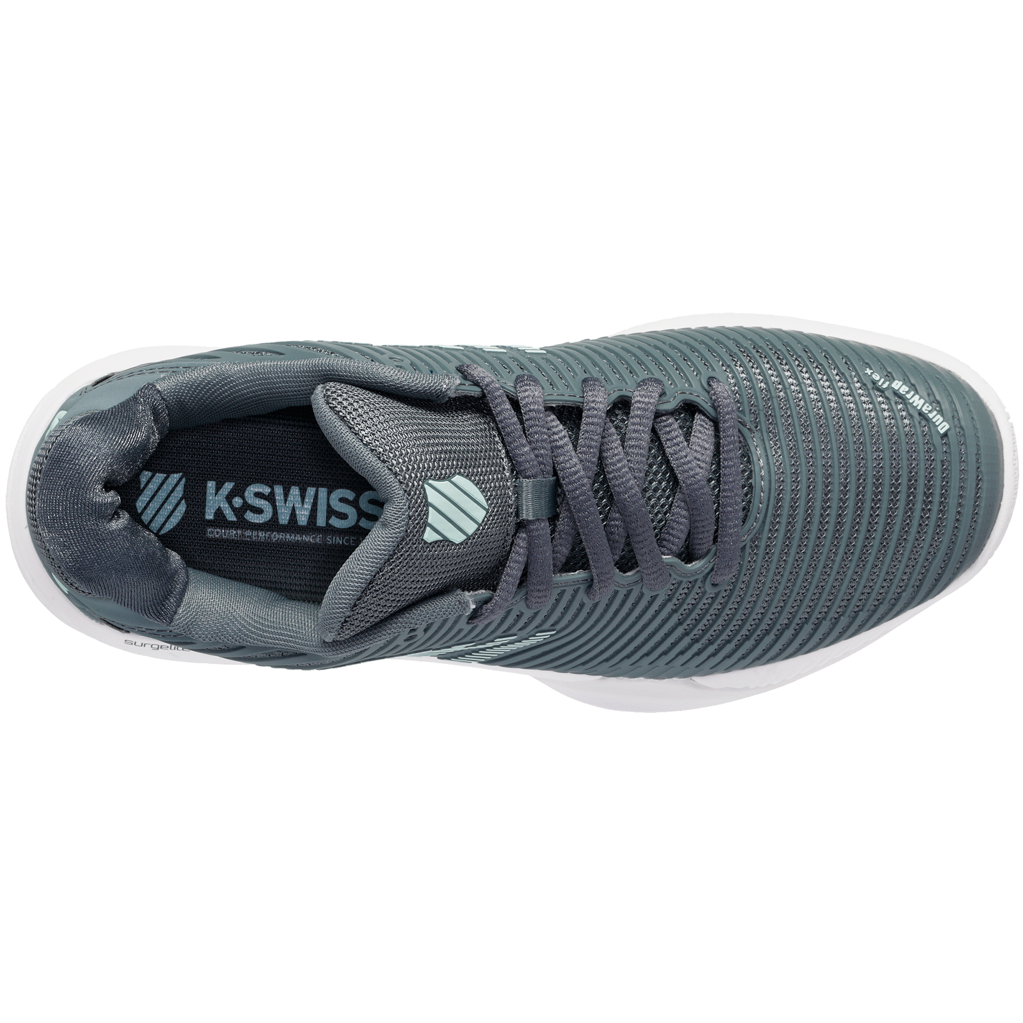 Hypercourt Express 2 Women's Tennis Shoe - Blue/Light Blue