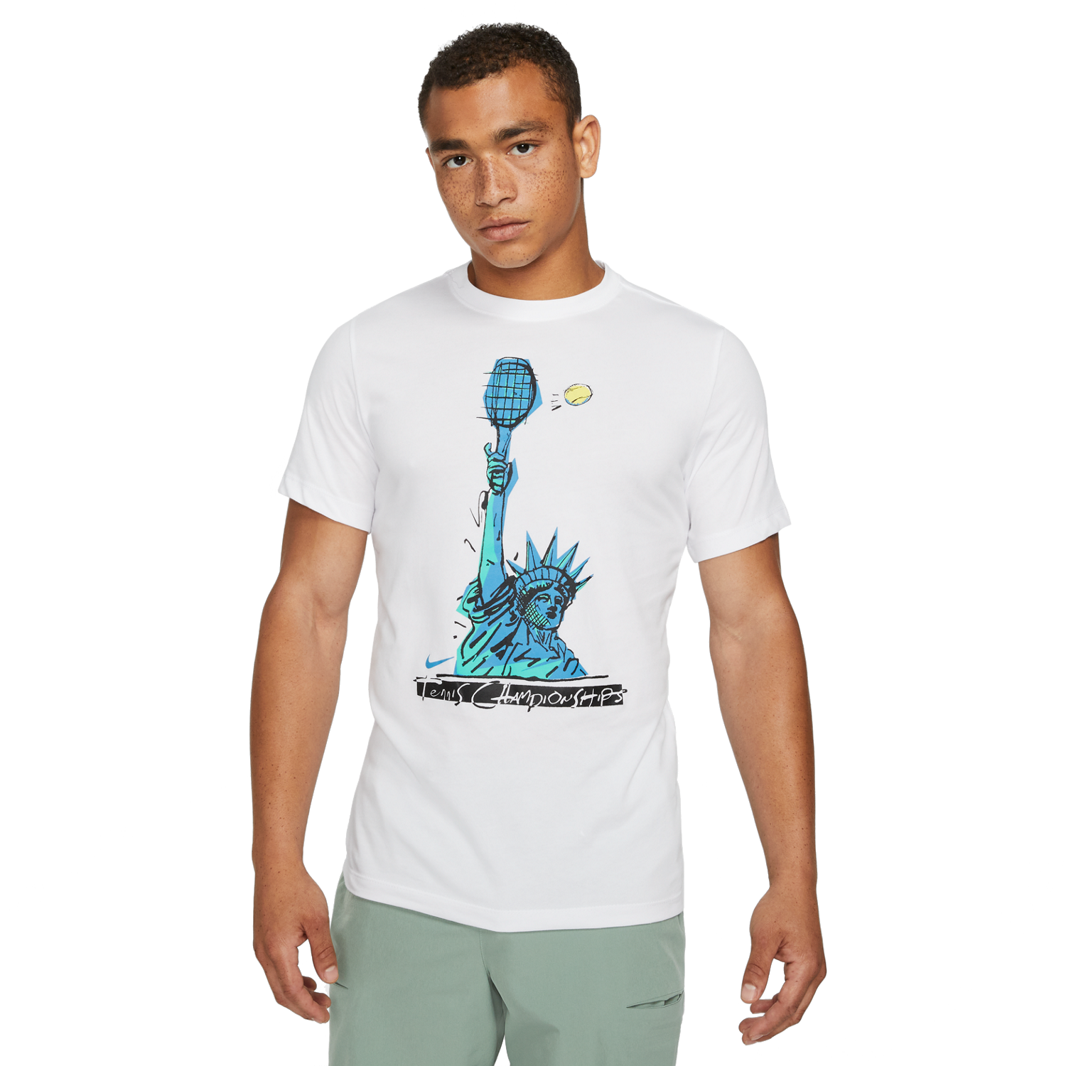 NikeCourt Dri-FIT Men's NYC Liberty Tennis T-Shirt