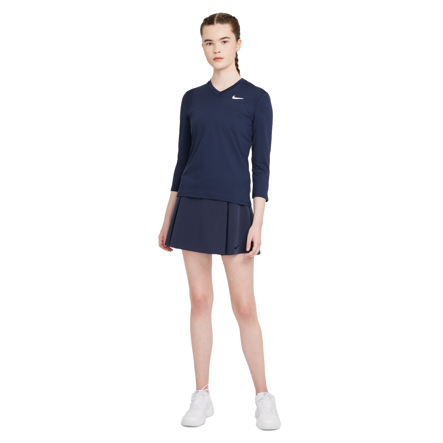 NikeCourt Dri-FIT UV Victory Women's 3/4-Sleeve Tennis Top