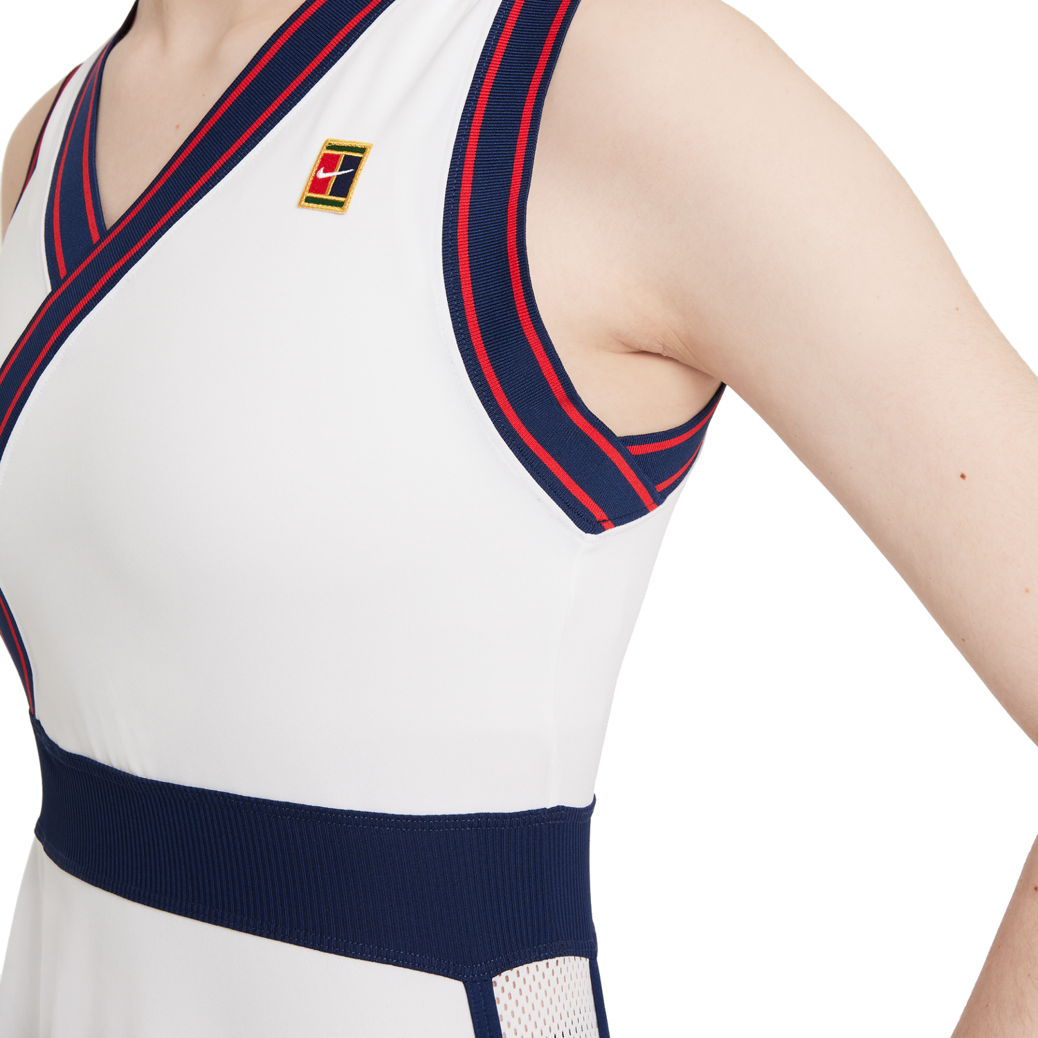 Dri-FIT Slam Faux Wrap Sleeveless Tennis Dress