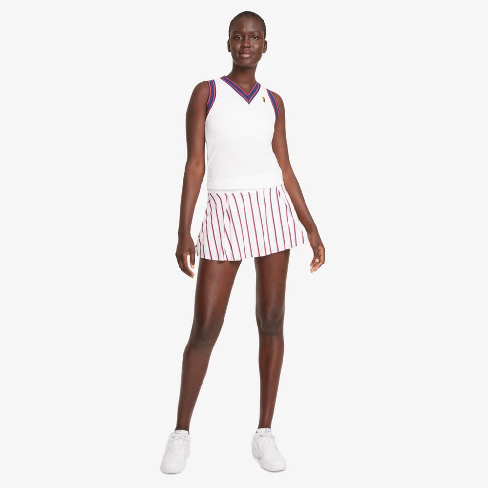 US Open Striped Cheer 13" Tennis Club Skirt