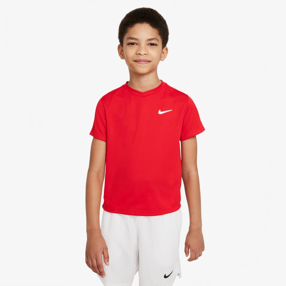 NikeCourt Dri-FIT Victory Boys' Short-Sleeve Tennis Top