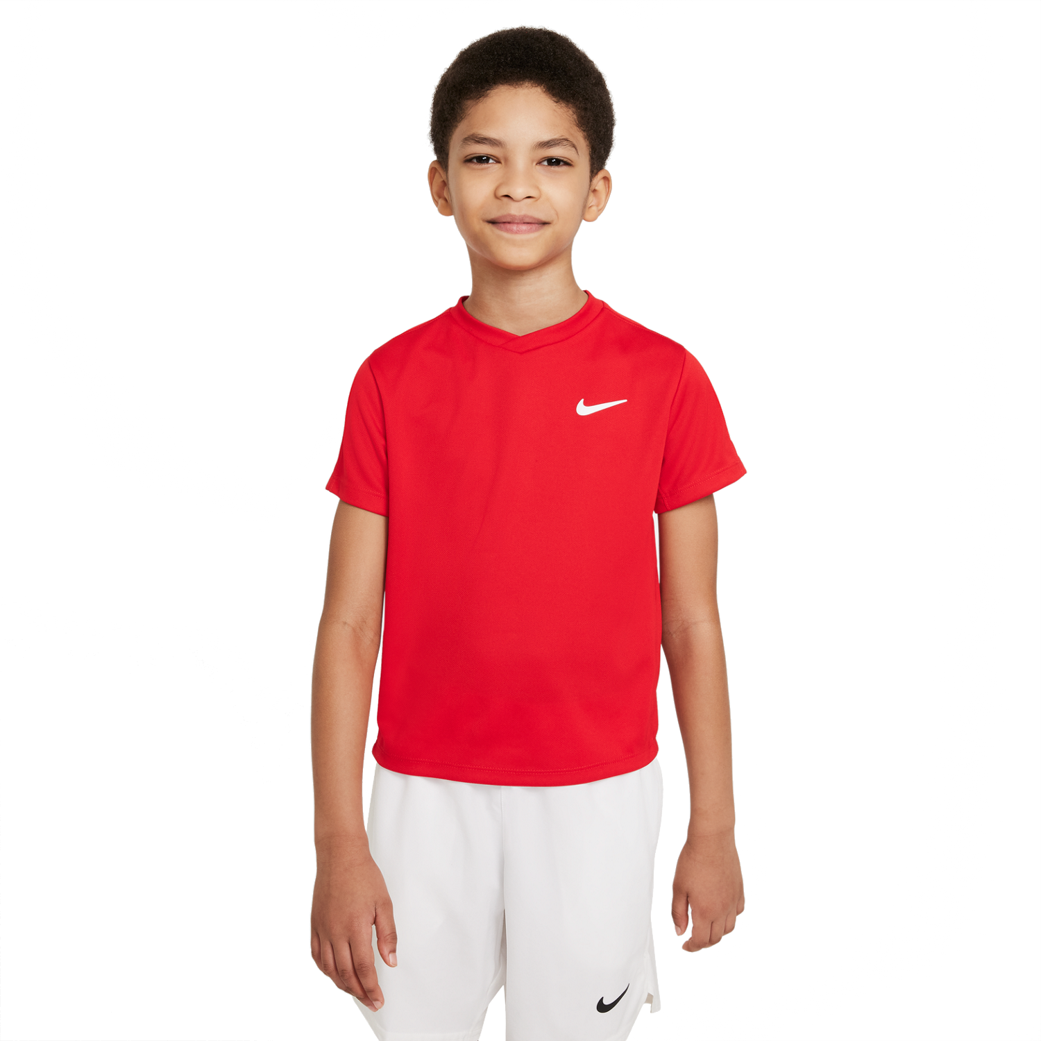NikeCourt Dri-FIT Victory Boys' Short-Sleeve Tennis Top
