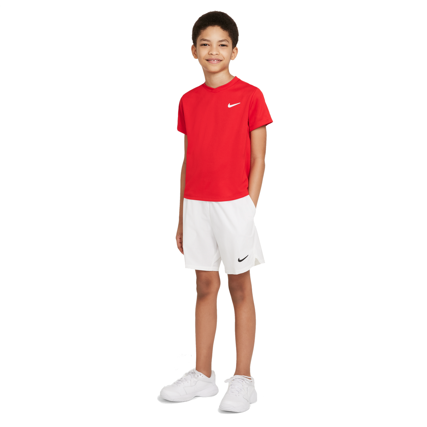 NikeCourt Dri-FIT Victory Boys' Short-Sleeve Tennis Top