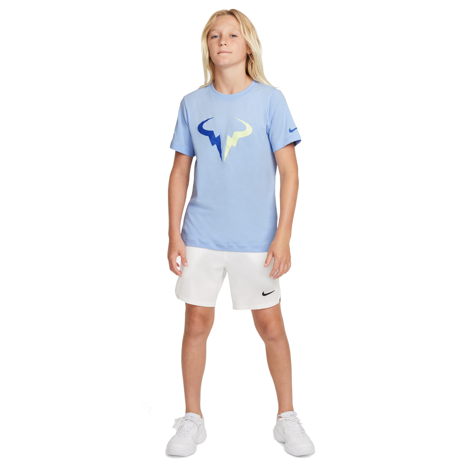 NikeCourt Dri-FIT Rafa Boys' Short Sleeve Tennis T-Shirt