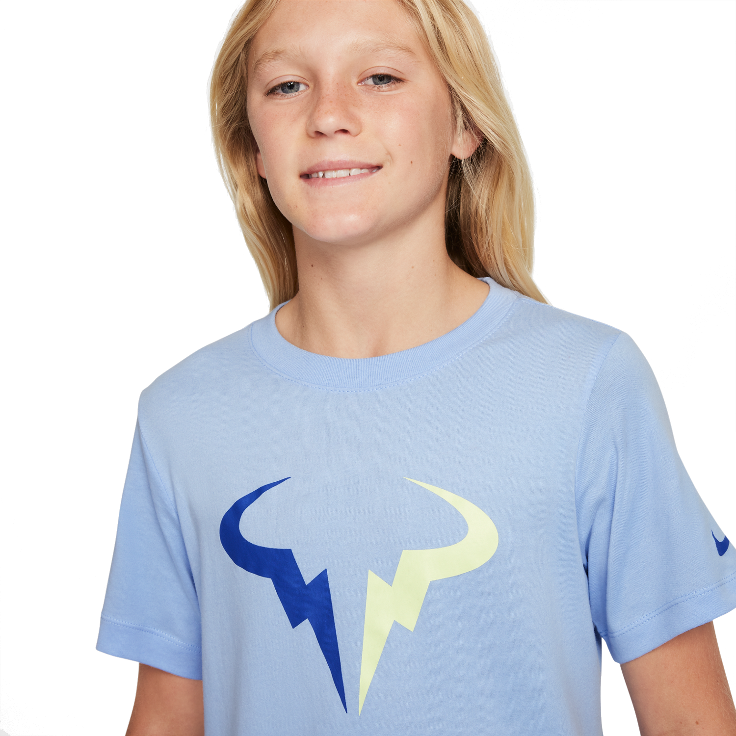 NikeCourt Dri-FIT Rafa Boys' Short Sleeve Tennis T-Shirt