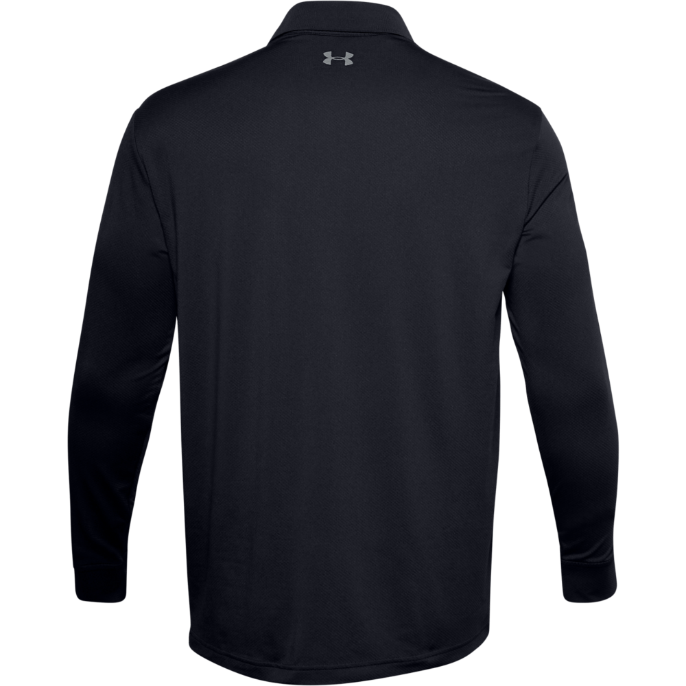 Performance Textured Long Sleeve Polo