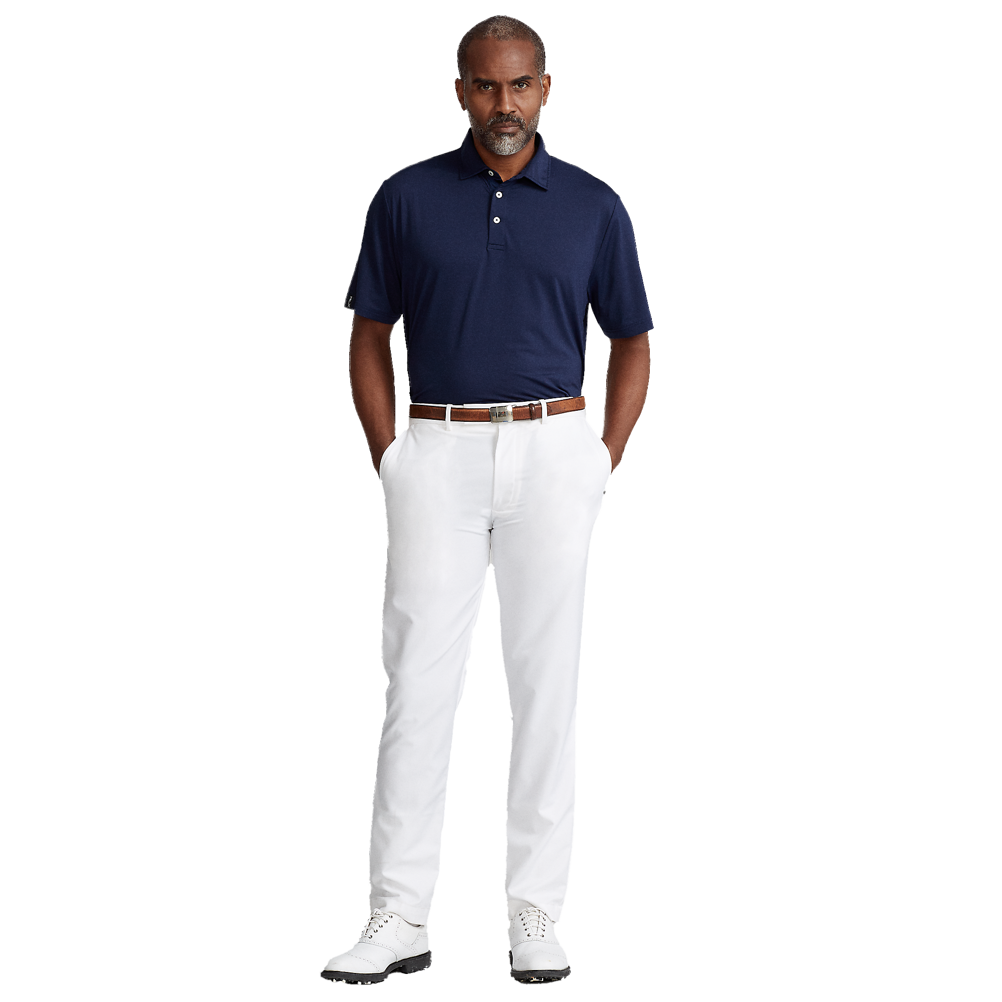 Custom Slim Fit Performance Men's Short Sleeve Golf Polo Shirt