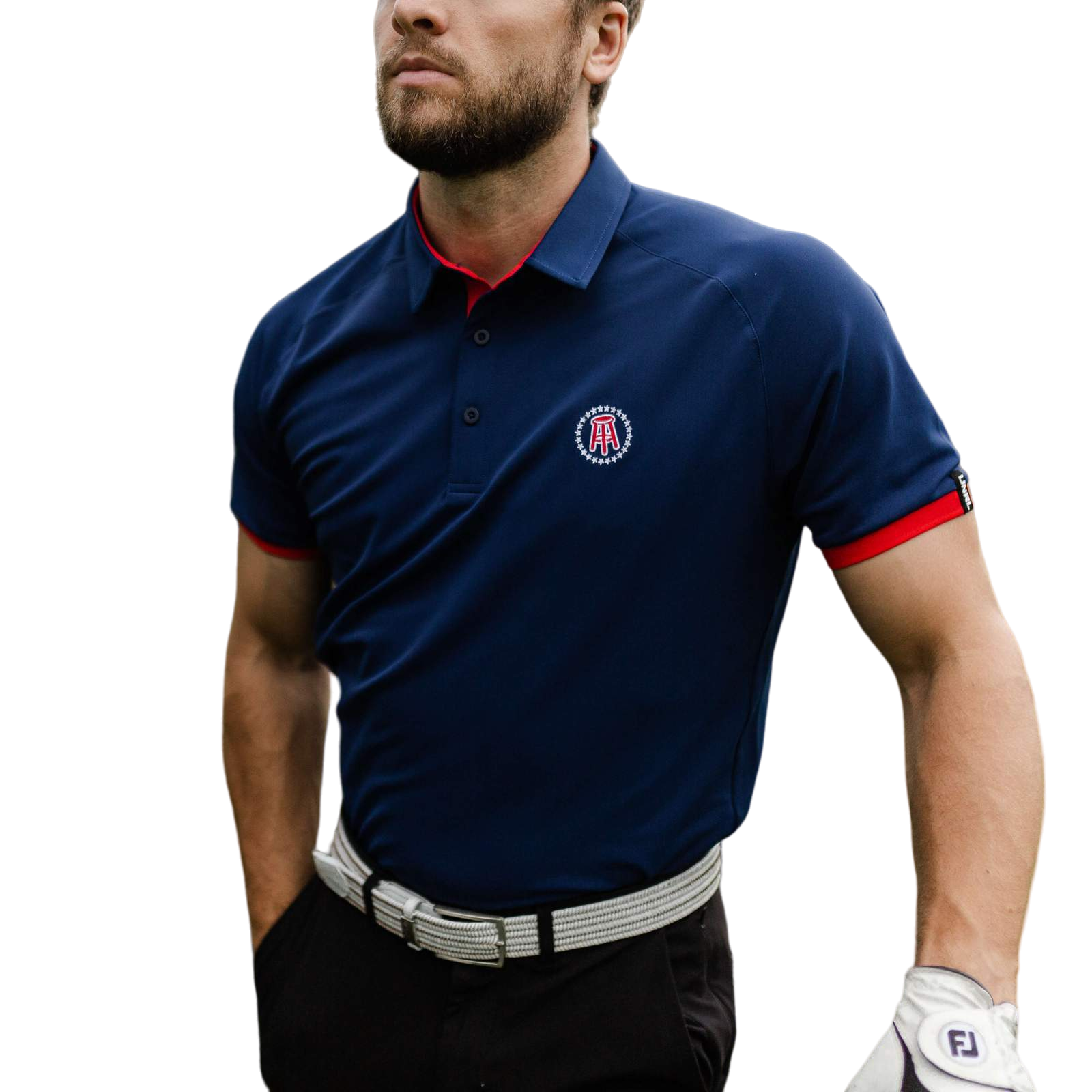 Barstool Sports UNRL Stool and Stars Traditional Polo PGA TOUR