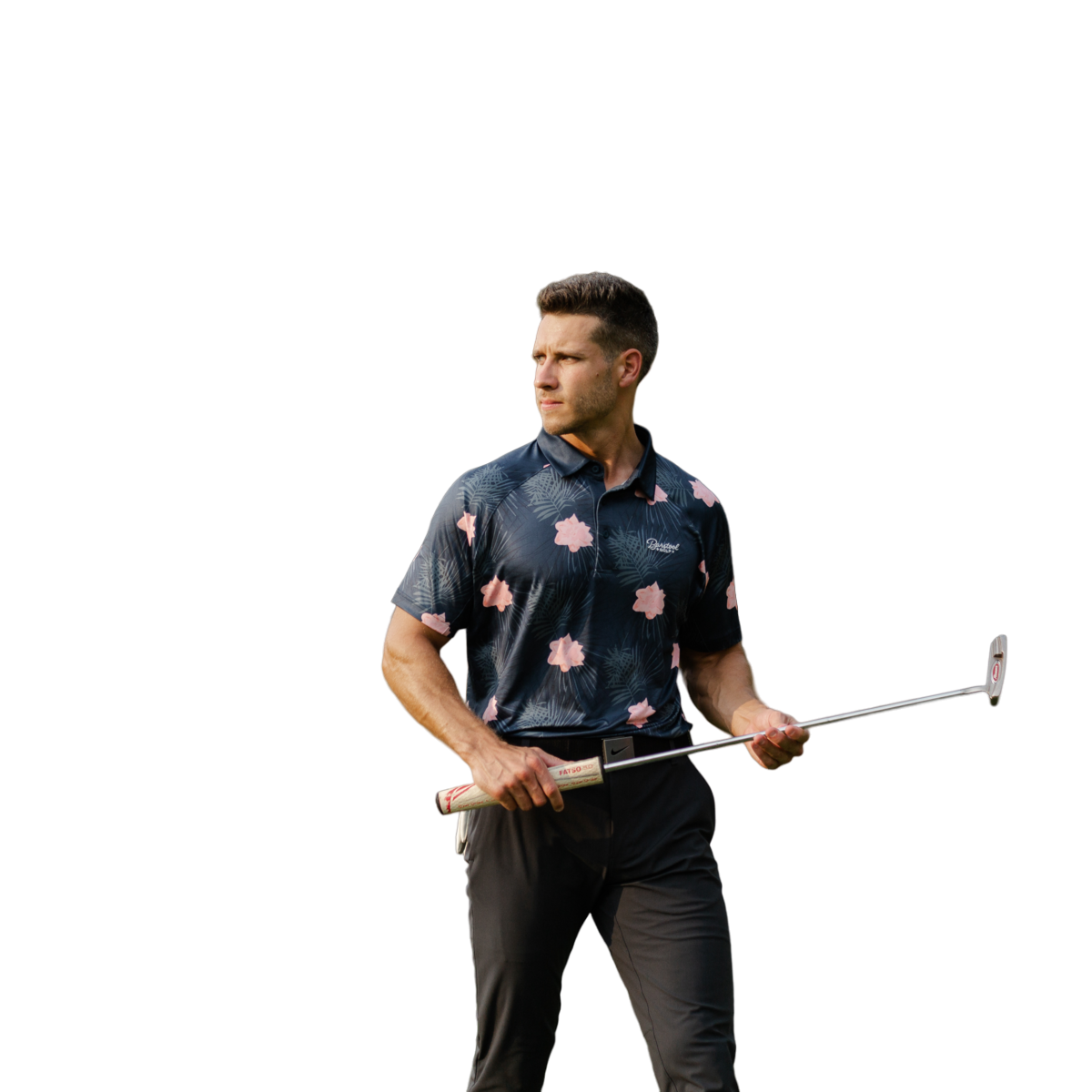 UNRL x Barstool Tropical Men's Short Sleeve Golf Polo Shirt
