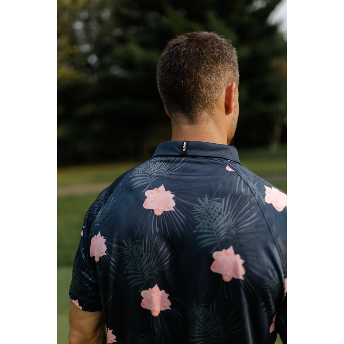 UNRL x Barstool Tropical Men's Short Sleeve Golf Polo Shirt
