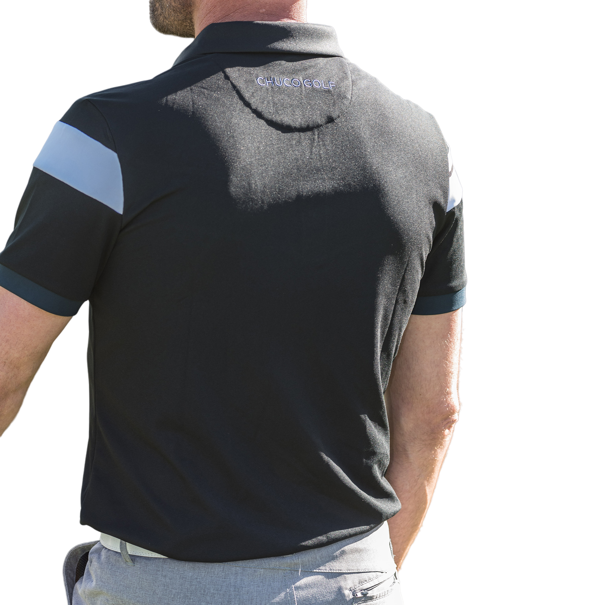 Reverse Men's Short Sleeve Golf Polo Shirt