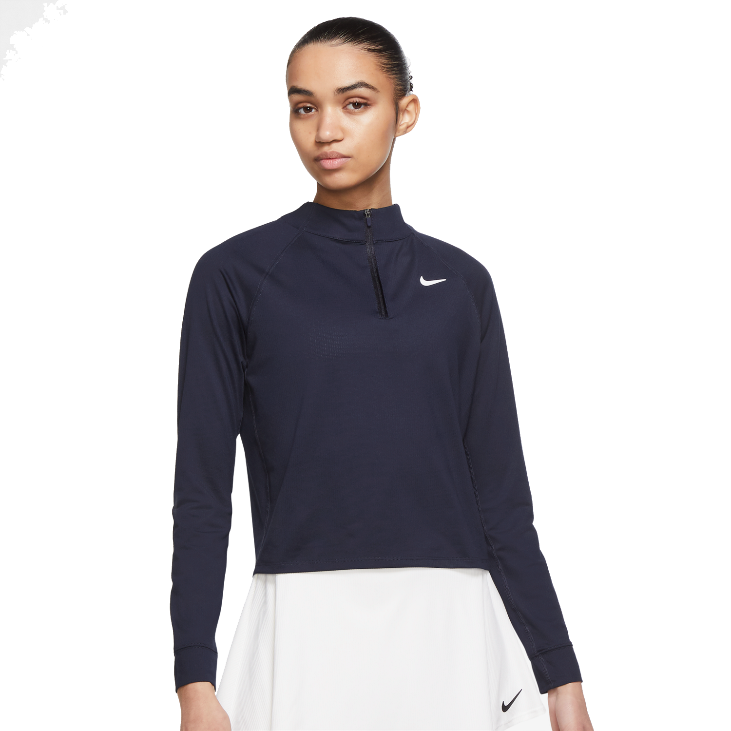 NikeCourt Dri-FIT Victory Long-Sleeve Quarter Zip Tennis Top