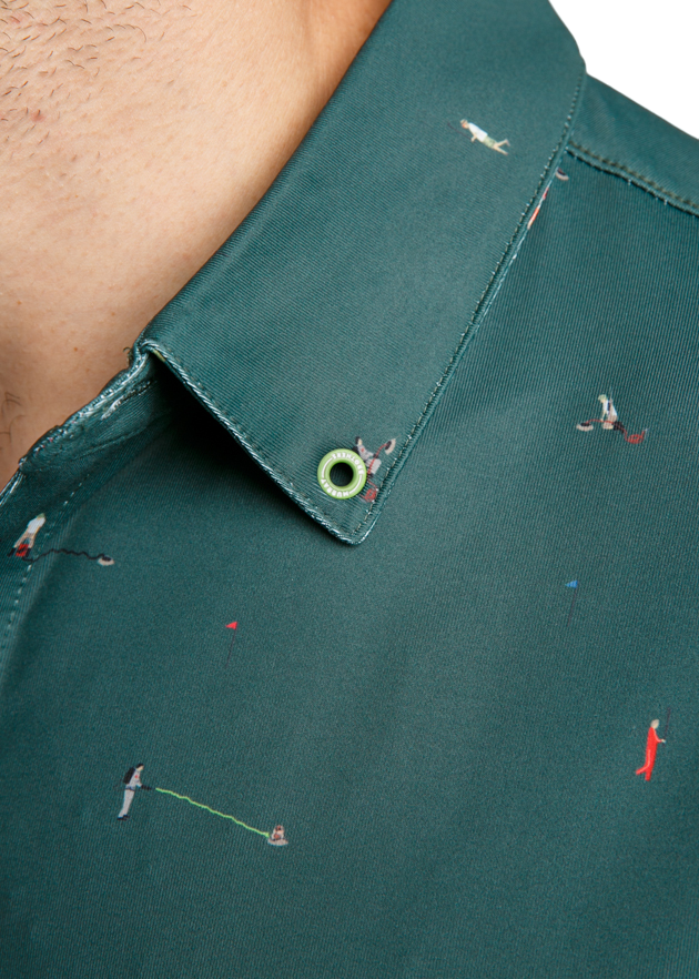 Still Playing Around Men's Short Sleeve Golf Polo Shirt