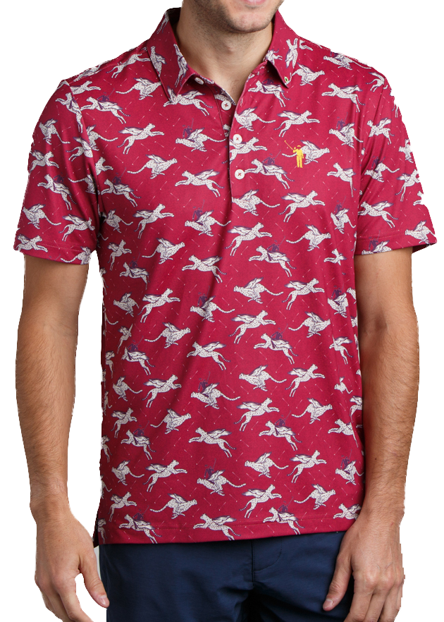 Here Kitty Men's Short Sleeve Golf Polo Shirt