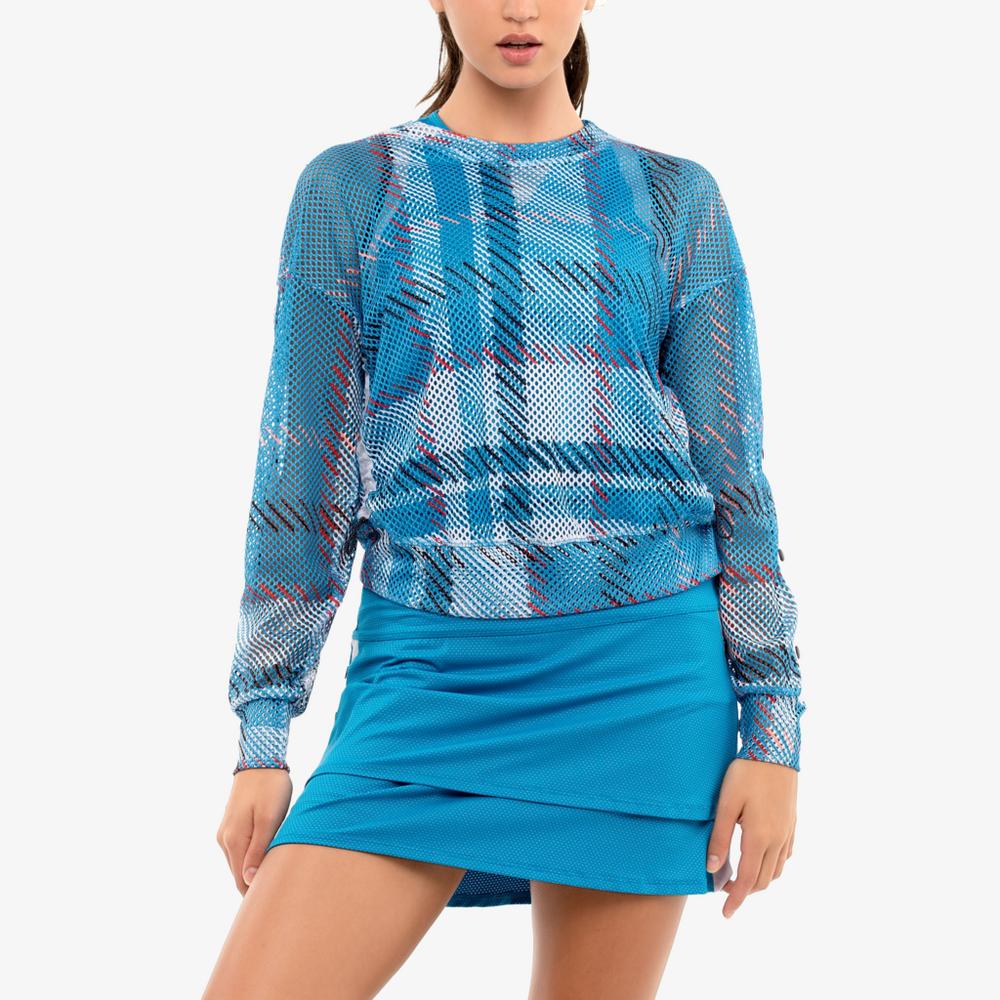 Post A Plaid Collection:  Checkin Out Plaid Long Sleeve Pull Over Top
