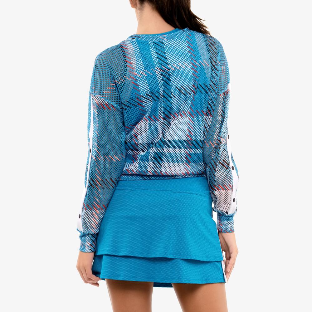Post A Plaid Collection:  Checkin Out Plaid Long Sleeve Pull Over Top