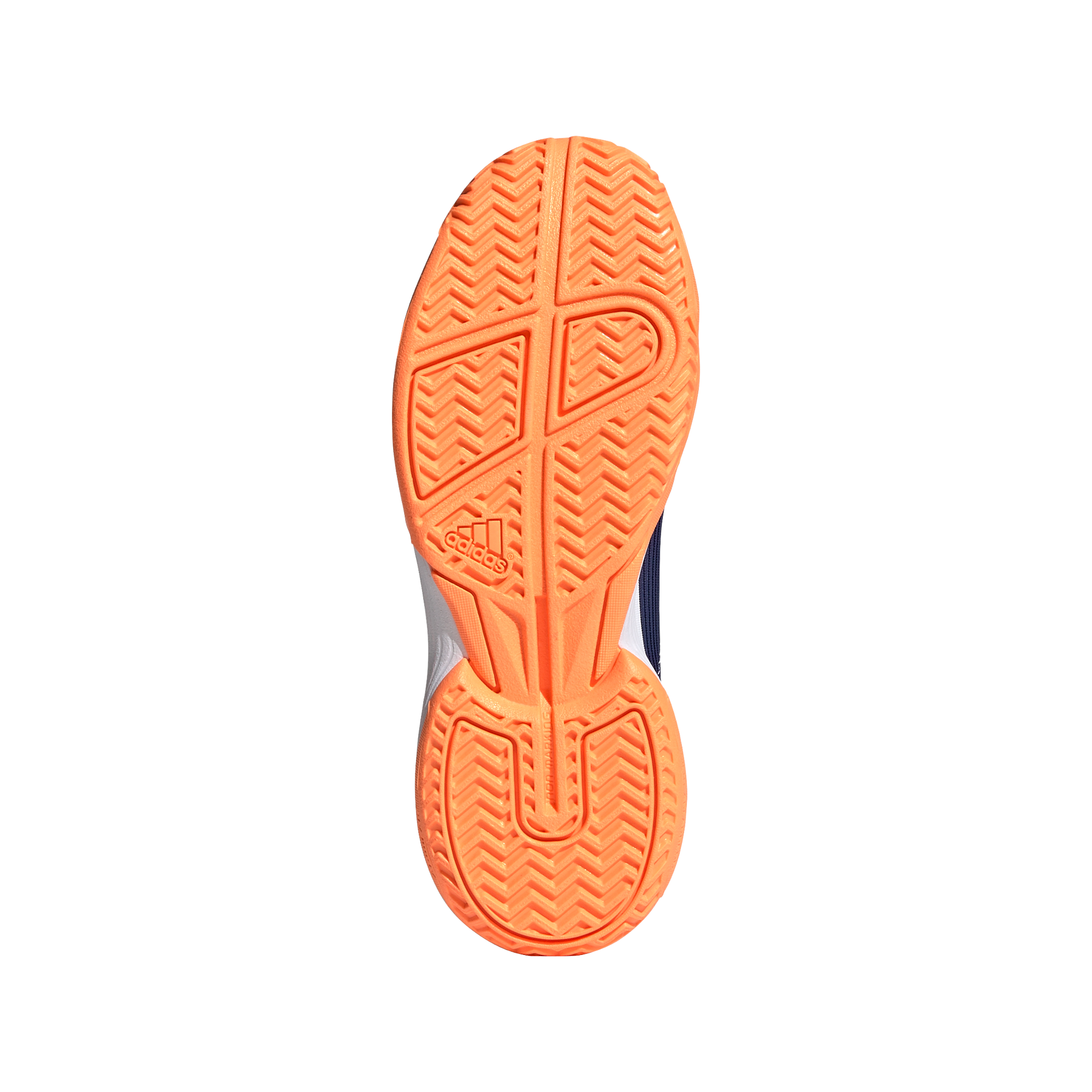 Adizero Club K Junior Tennis Shoe - Navy/Orange