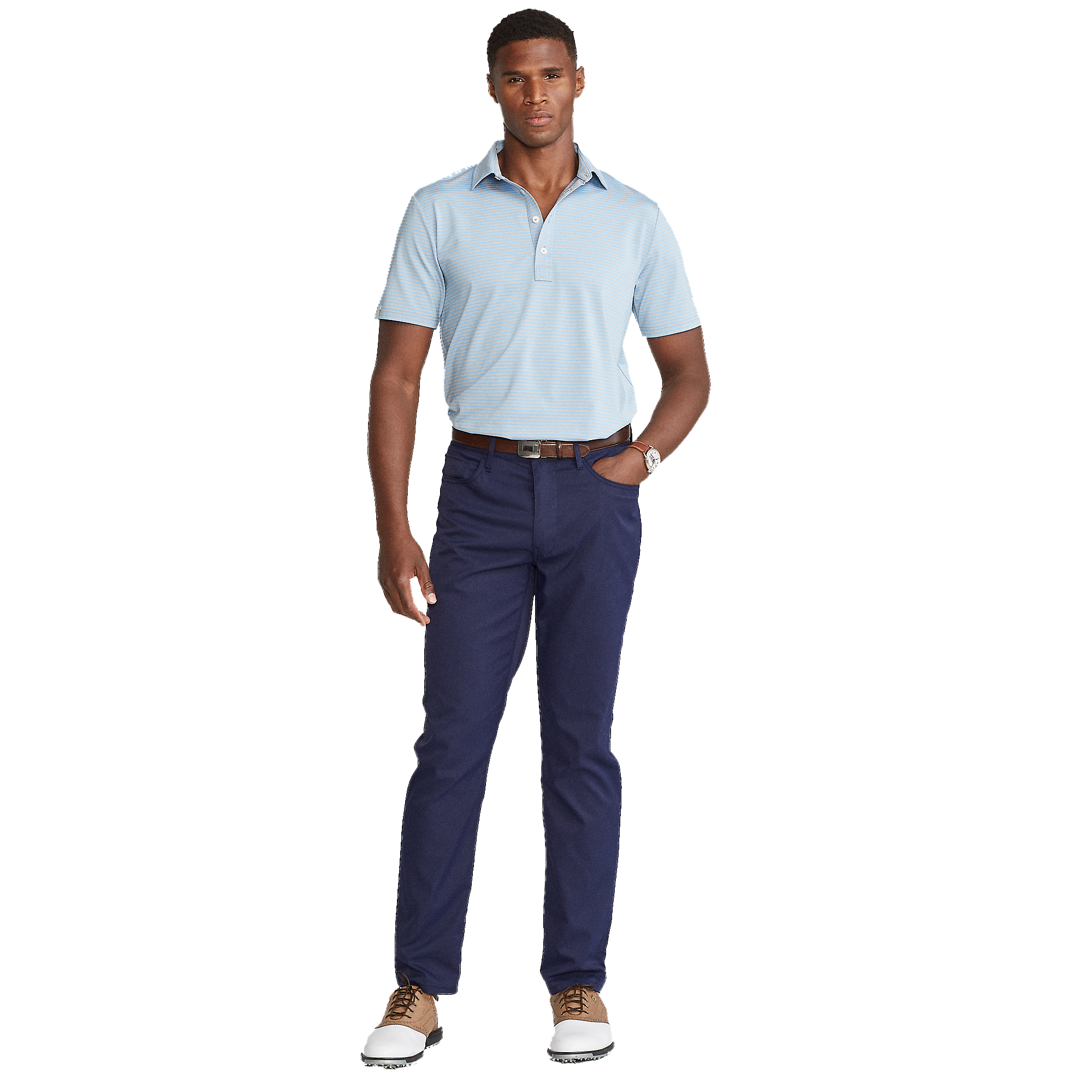 Classic Fit Performance Men's Short Sleeve Golf Polo Shirt