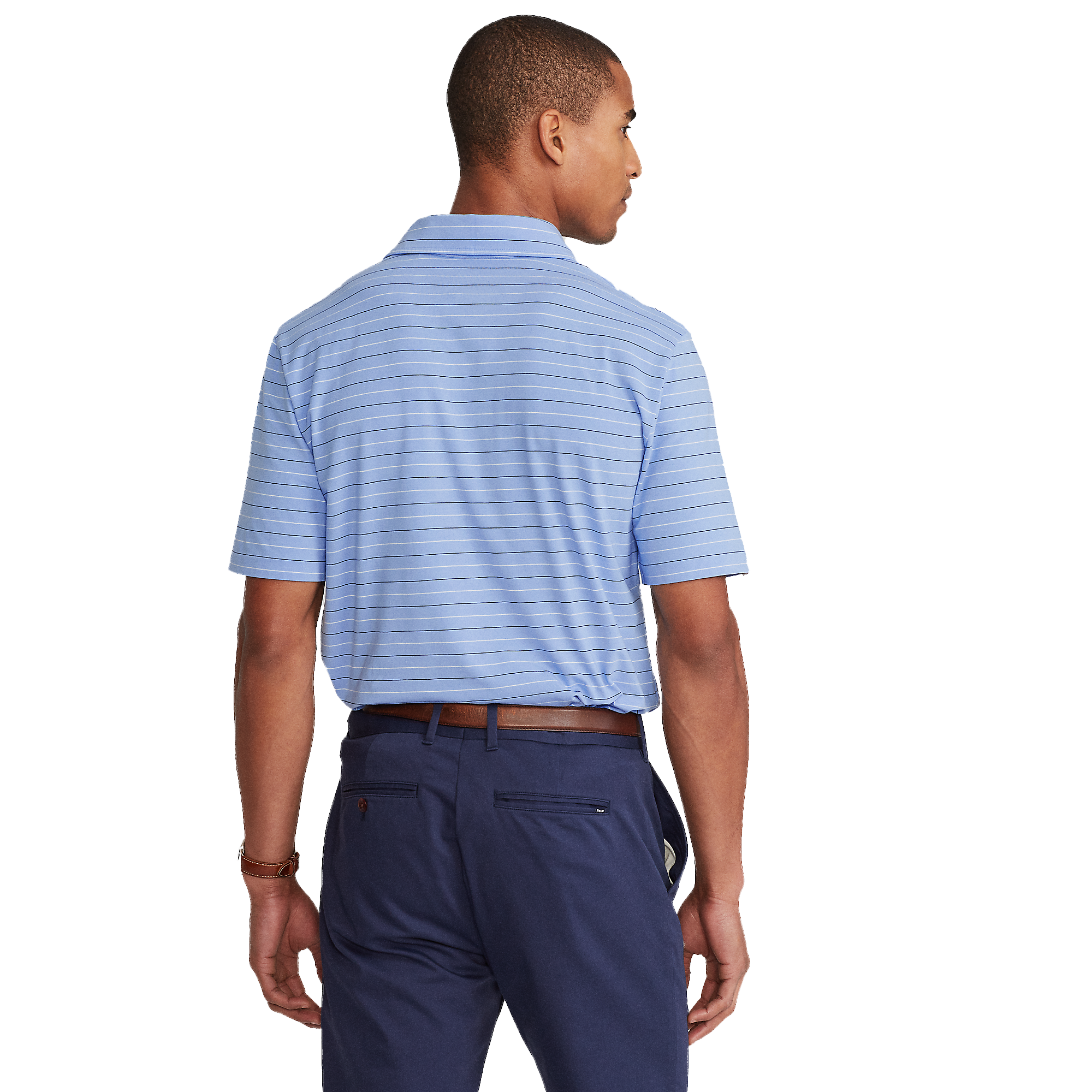Classic Fit Stretch Lisle Polo Shirt