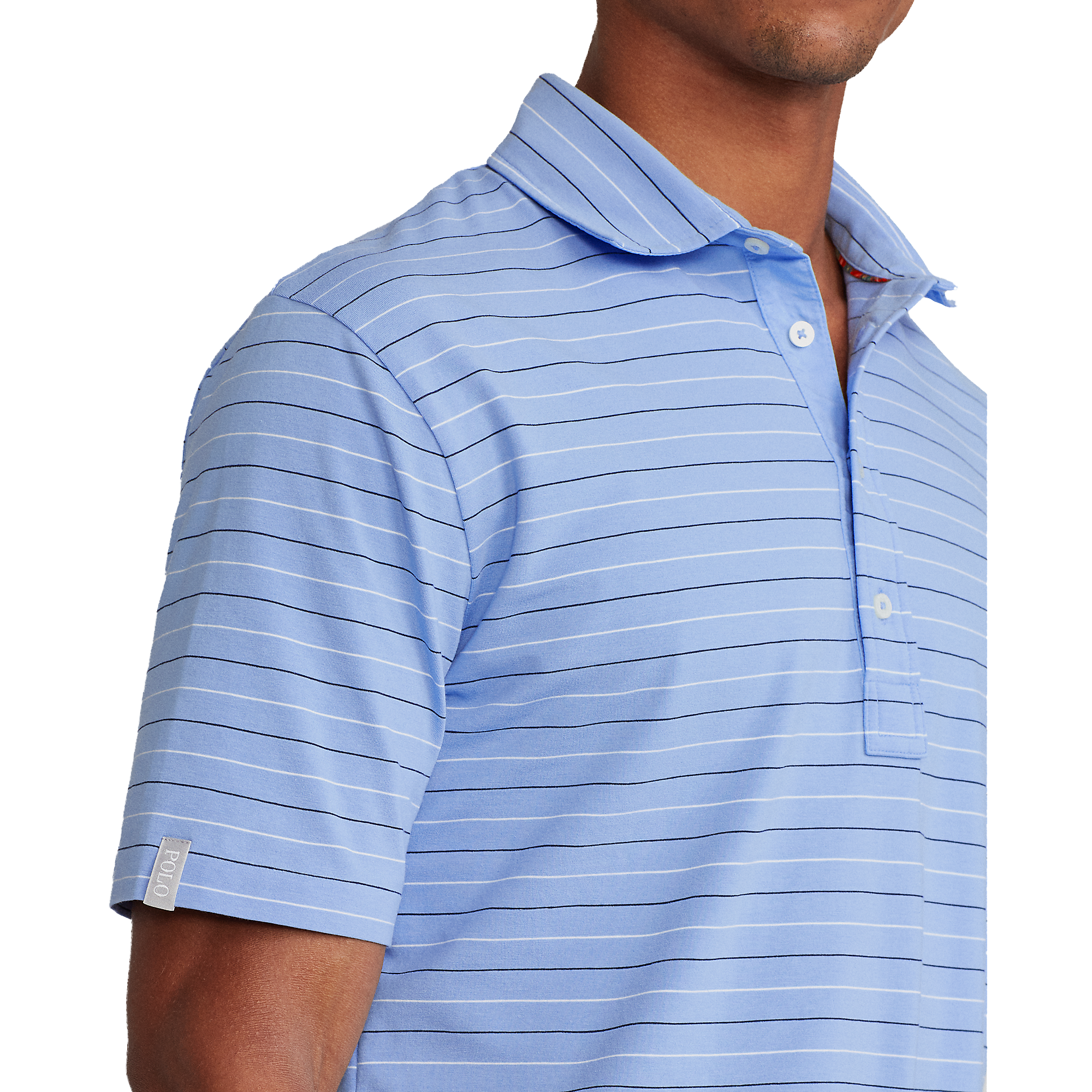 Classic Fit Stretch Lisle Polo Shirt