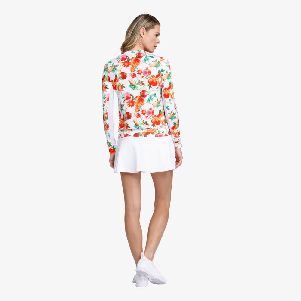 Apollo Long Sleeve Floral Quarter Zip Pull Over