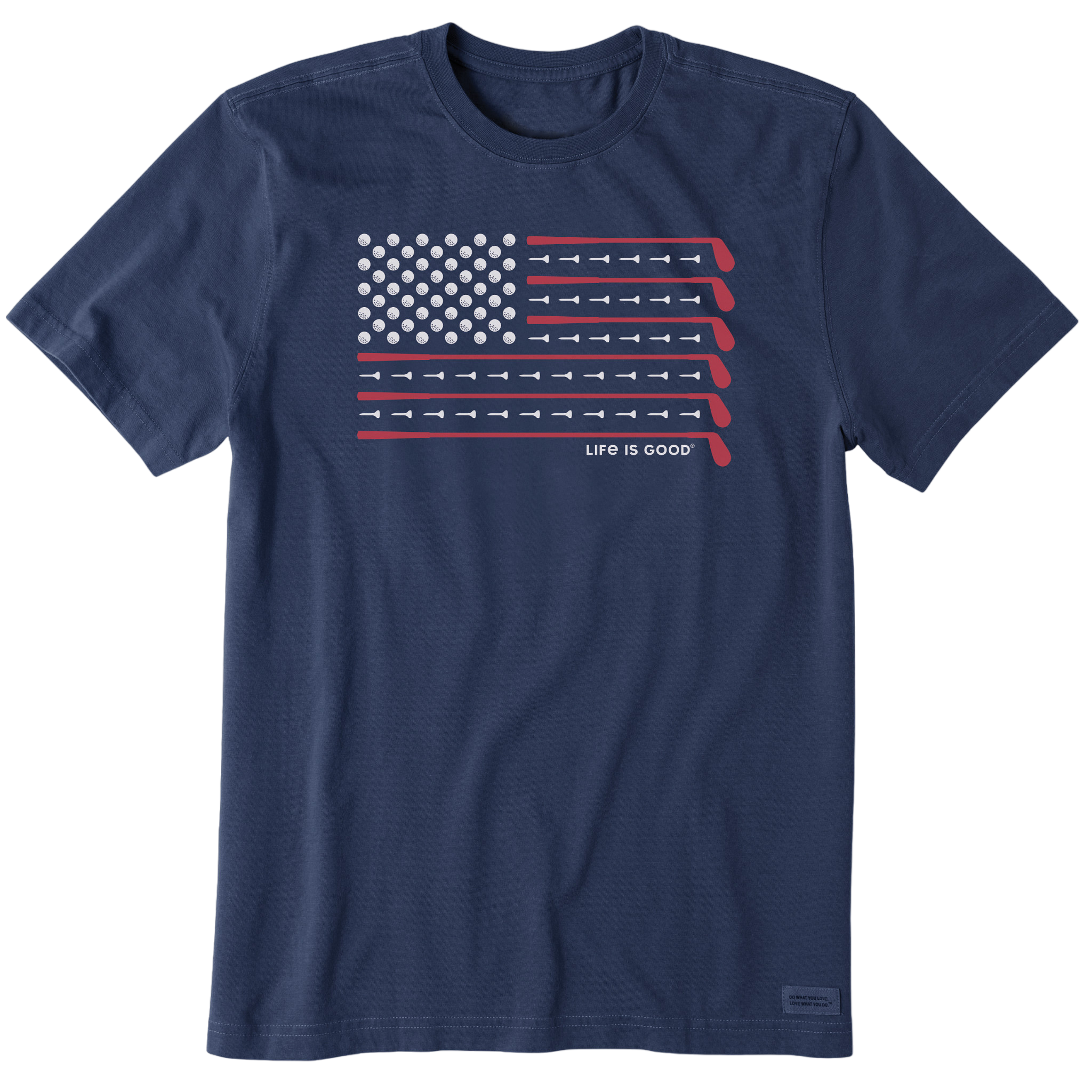 Life is Good Golf Flag Short Sleeve Tee PGA TOUR Superstore