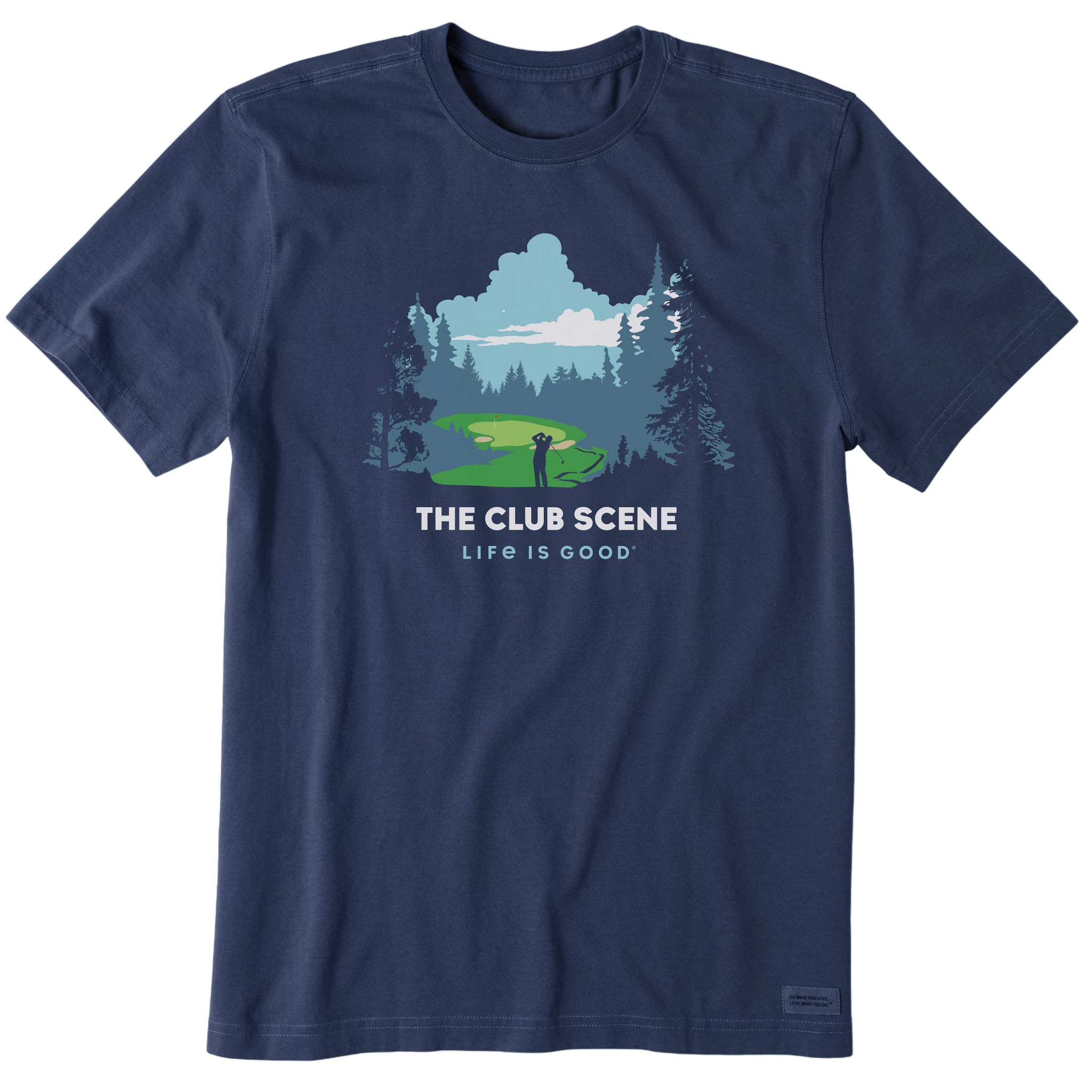 The Club Scene Landscape Crusher Men's Golf T-Shirt