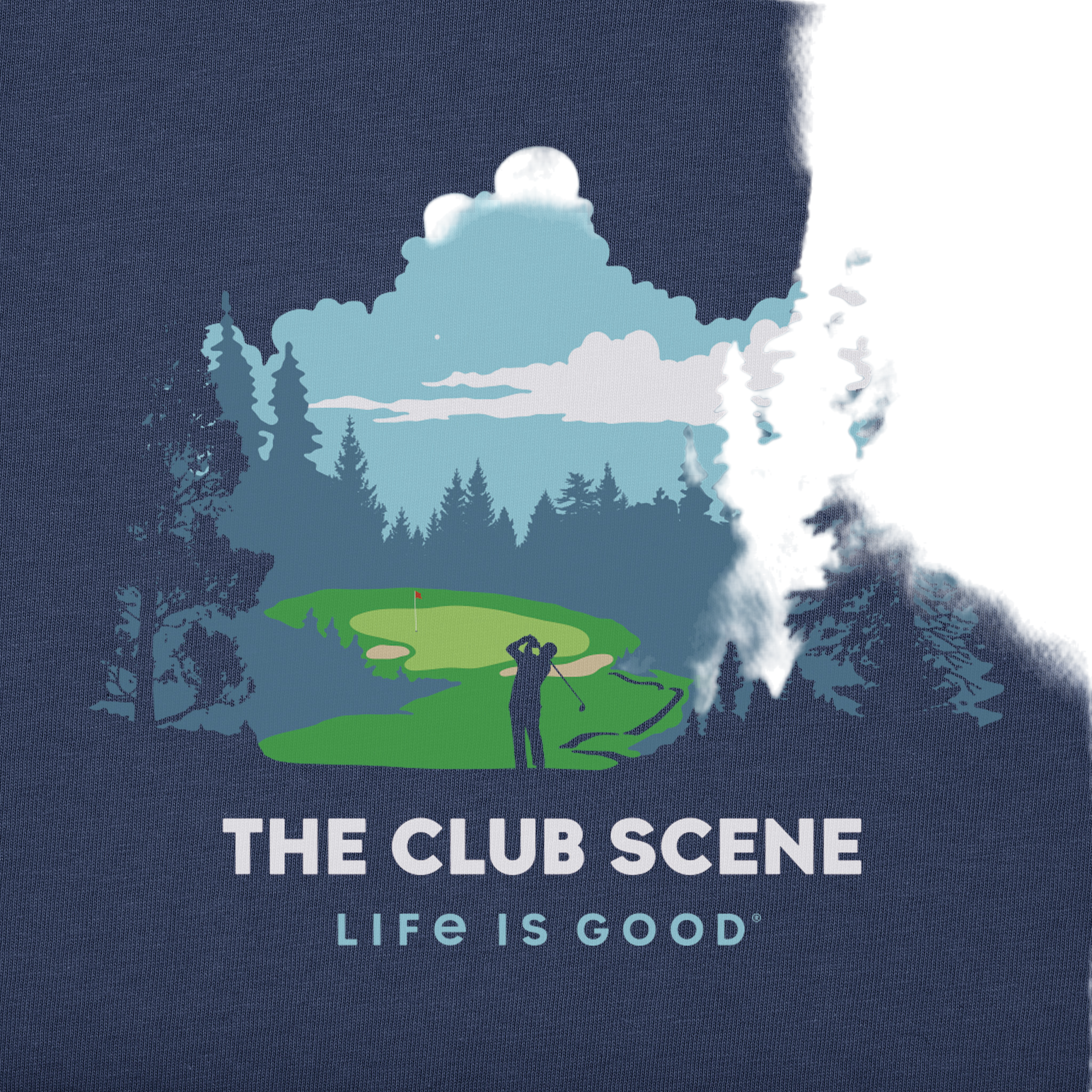 The Club Scene Landscape Crusher Men's Golf T-Shirt