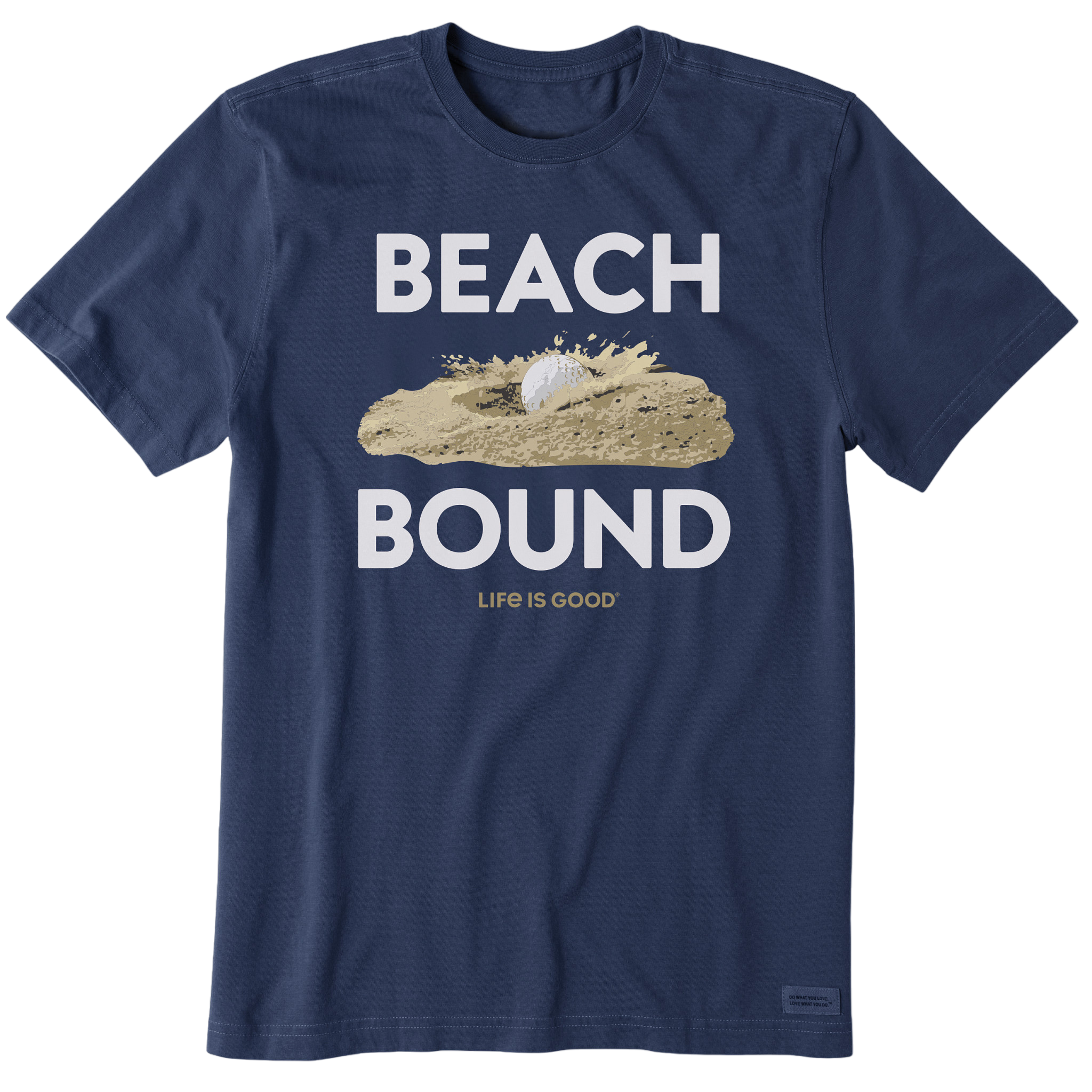 Beach Bound Bunker Crusher Men's Golf T-Shirt