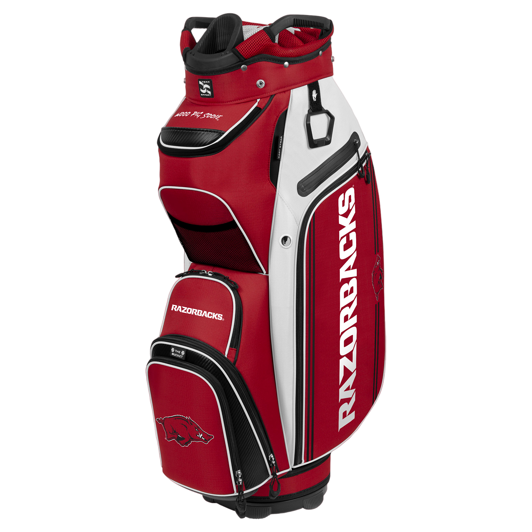 Team Effort Arkansas Razorbacks Bucket III Cooler Cart Bag