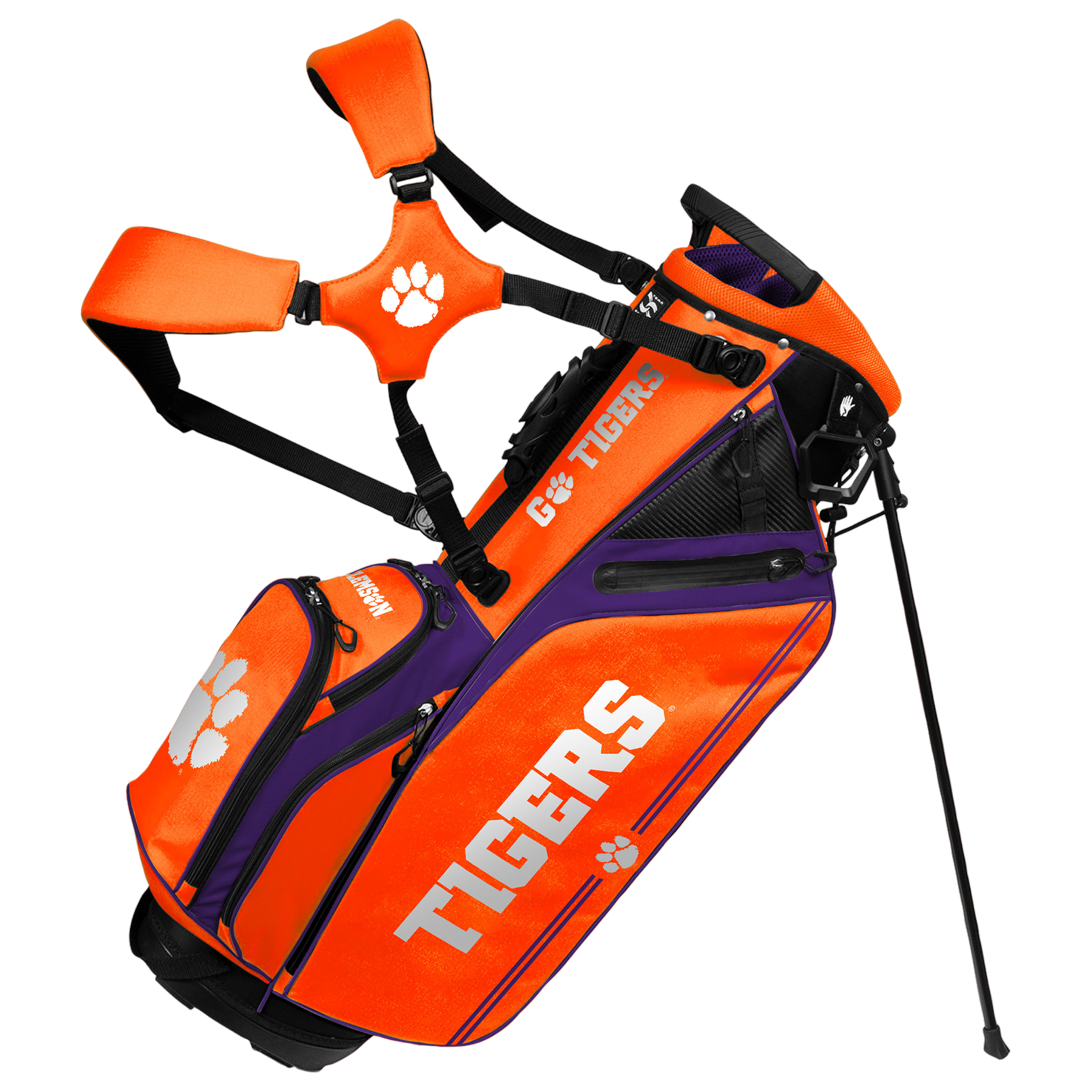 Clemson Tigers Caddie Carry Hybrid Bag