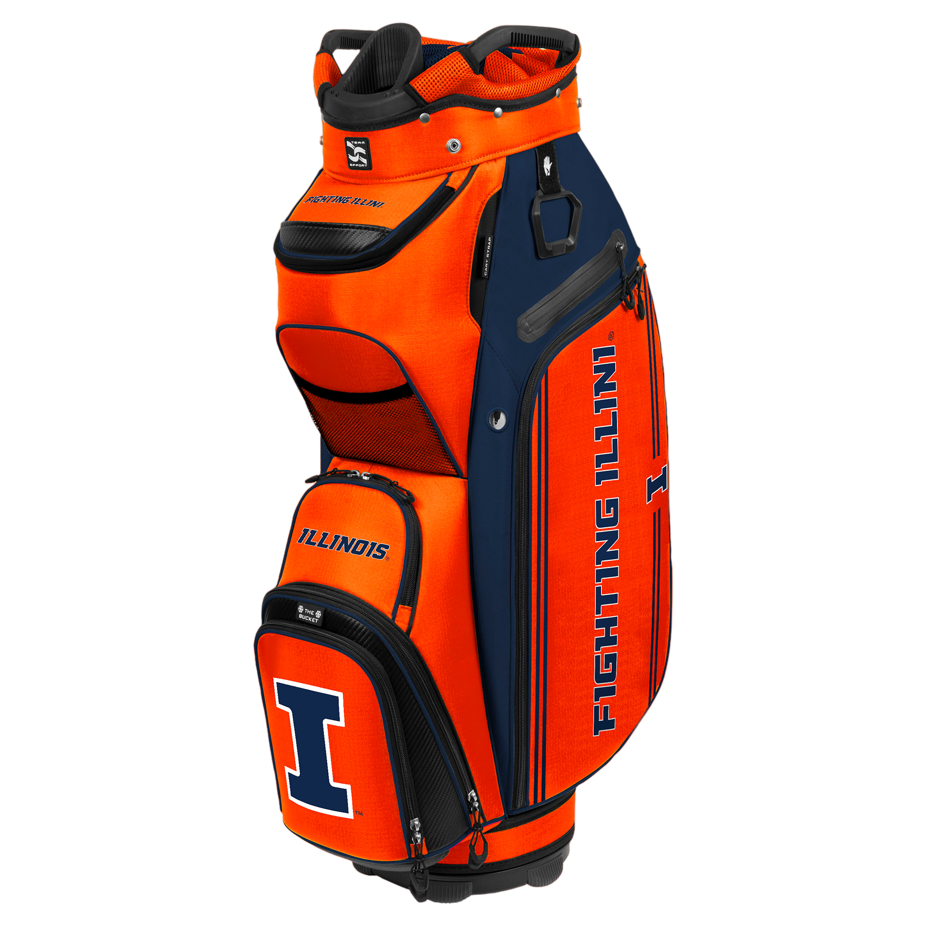 Team Effort Illinois Fighting Illini Bucket III Cooler Cart Bag