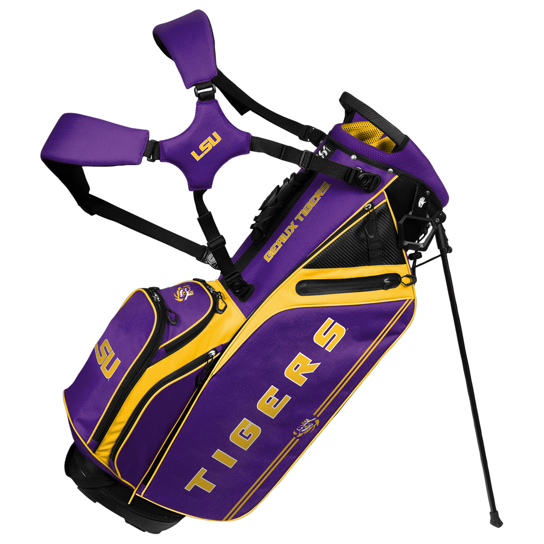 LSU Tigers Caddie Carry Hybrid Bag