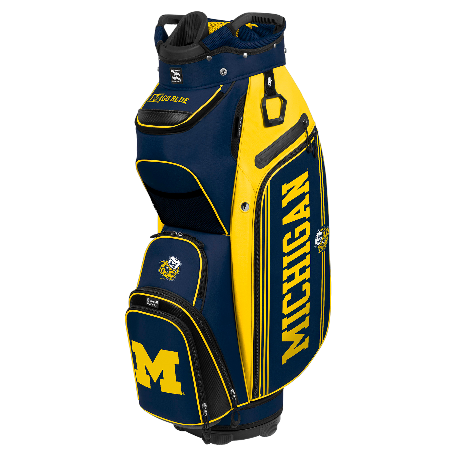 Michigan Wolverines Bucket III Cooler Cart Bag