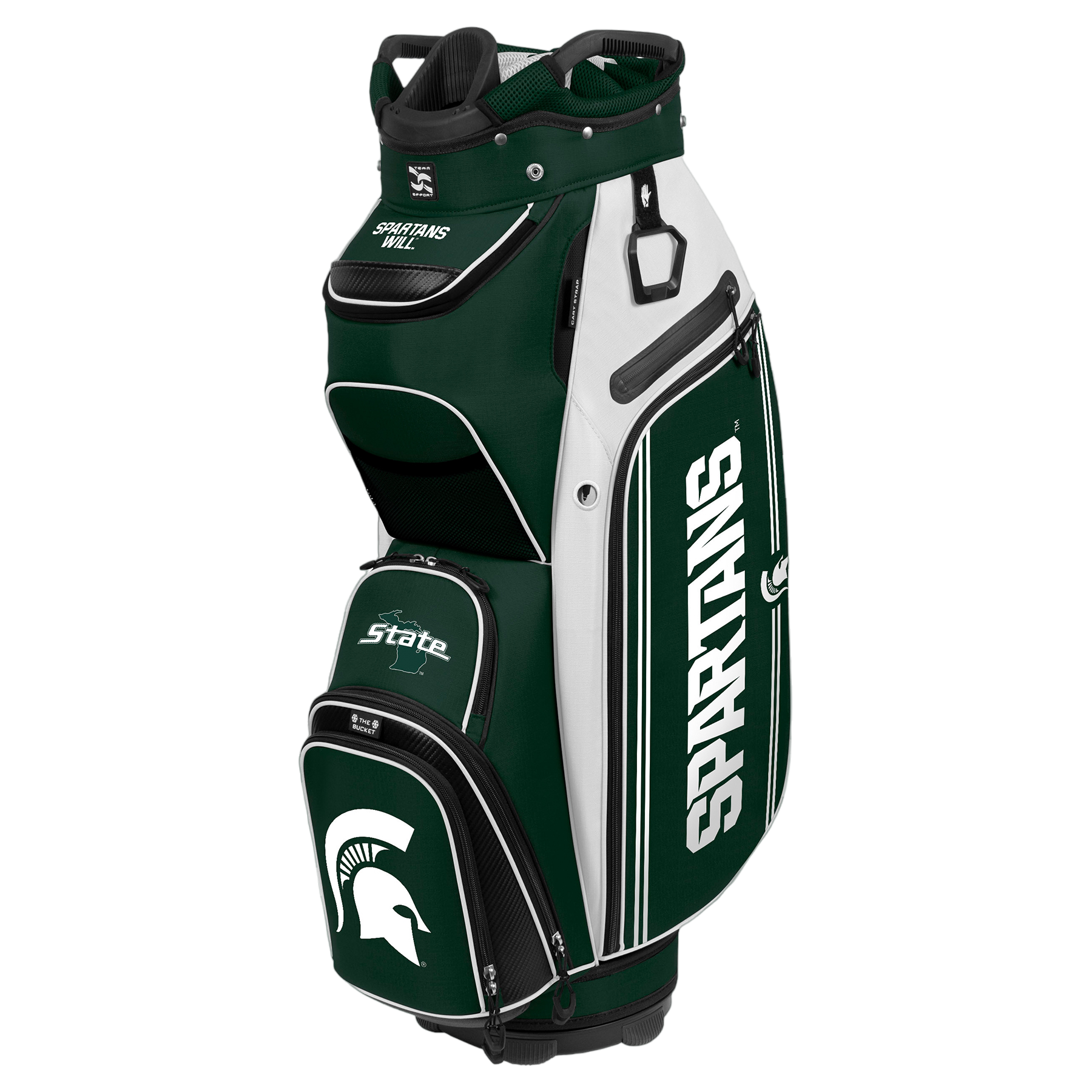 Michigan State Spartans Bucket III Cooler Cart Bag