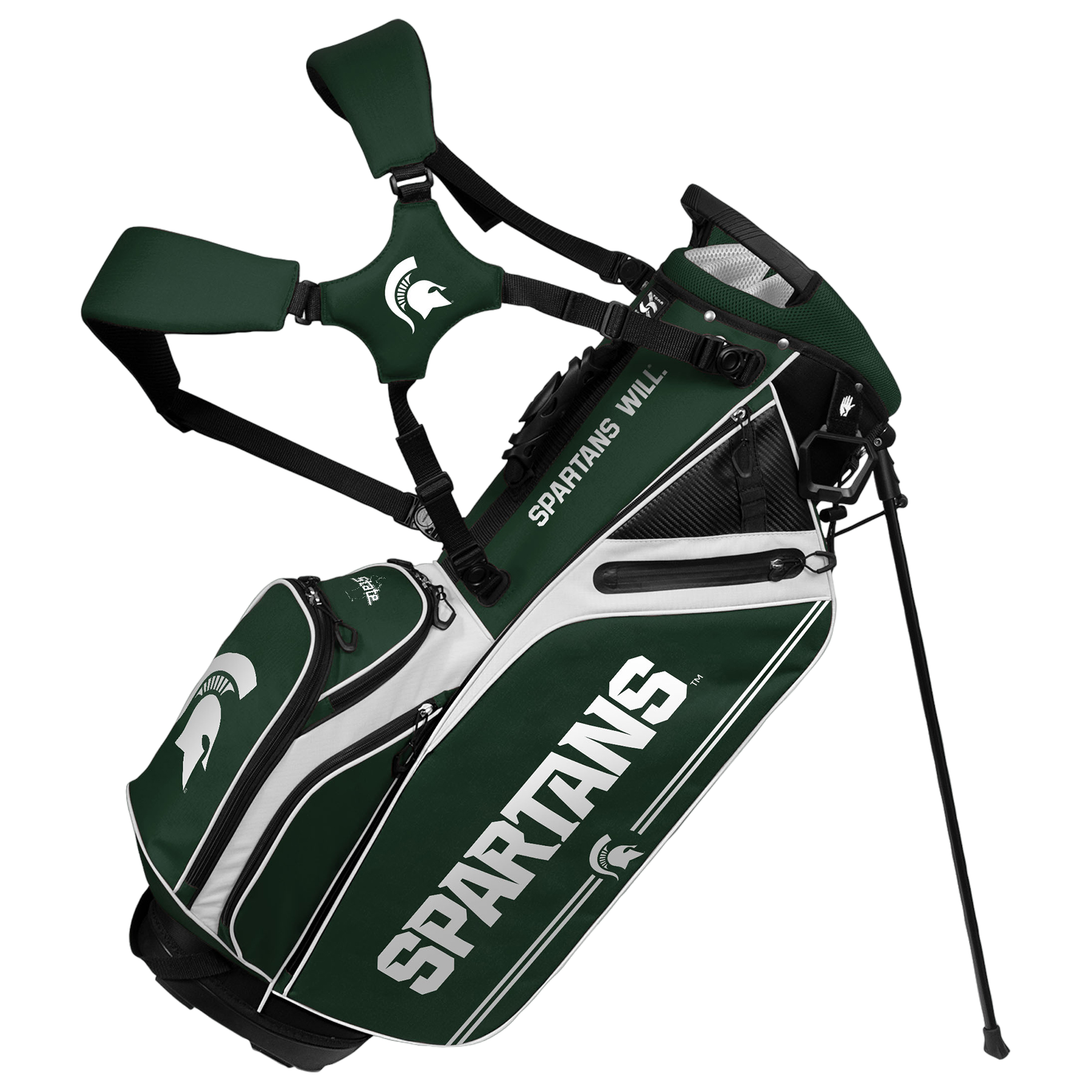 Michigan State Spartans Caddie Carry Hybrid Bag