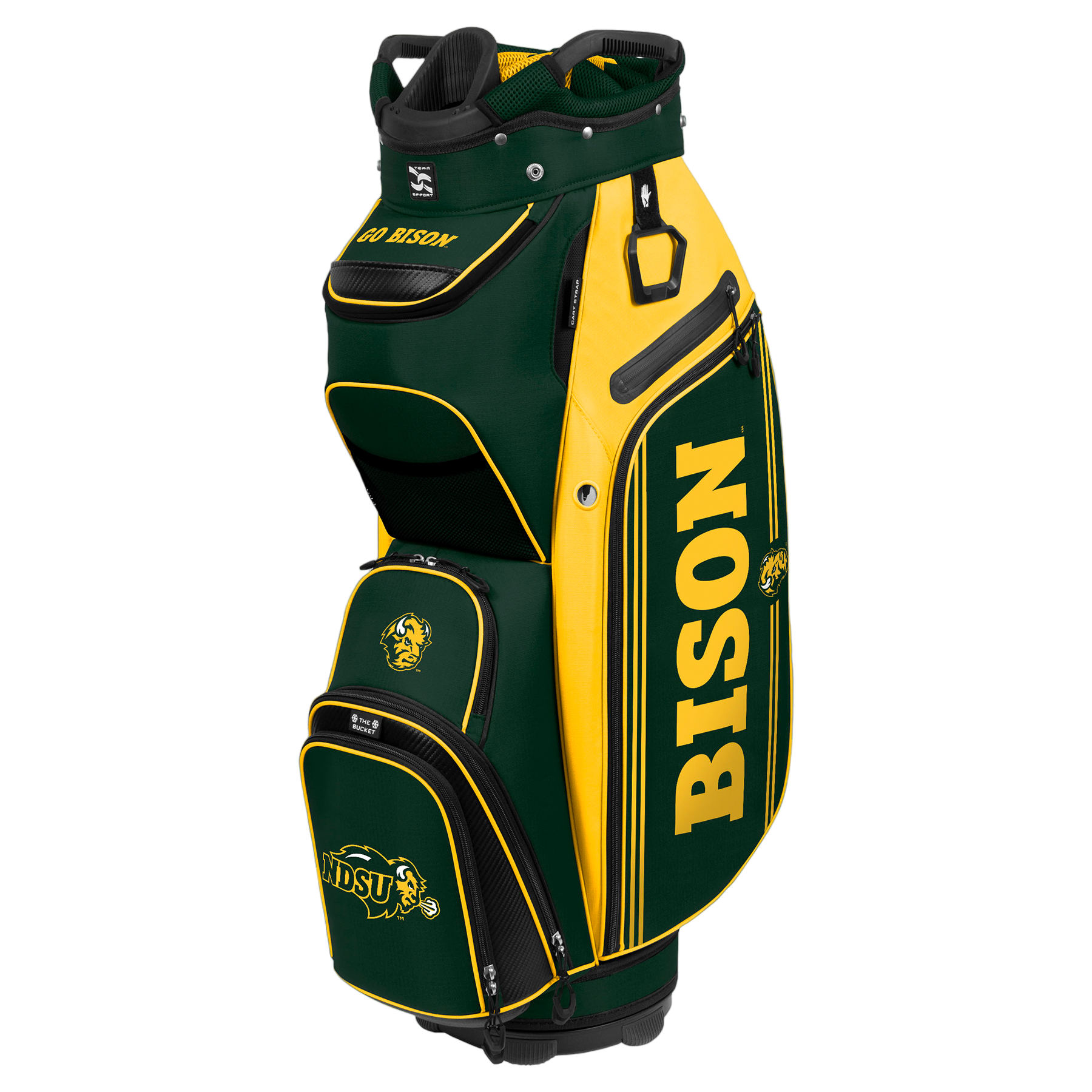 Team Effort ND State Bison Bucket Cart Bag