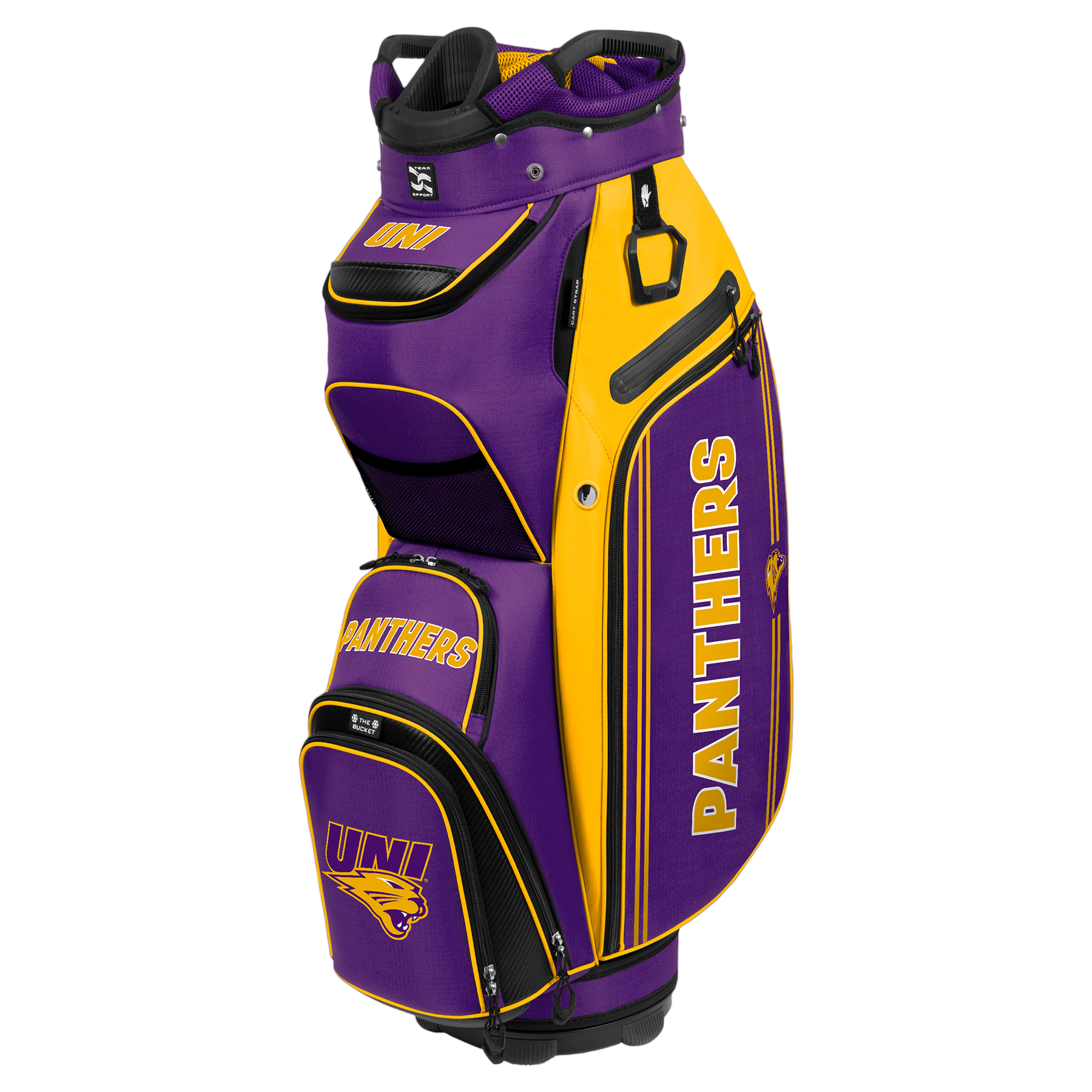 Team Effort Northern Iowa Panthers Bucket III Cart Bag