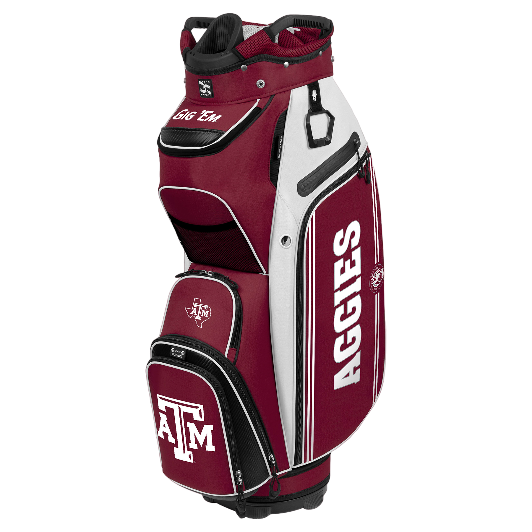 Texas A&M Aggies Bucket III Cooler Cart Bag