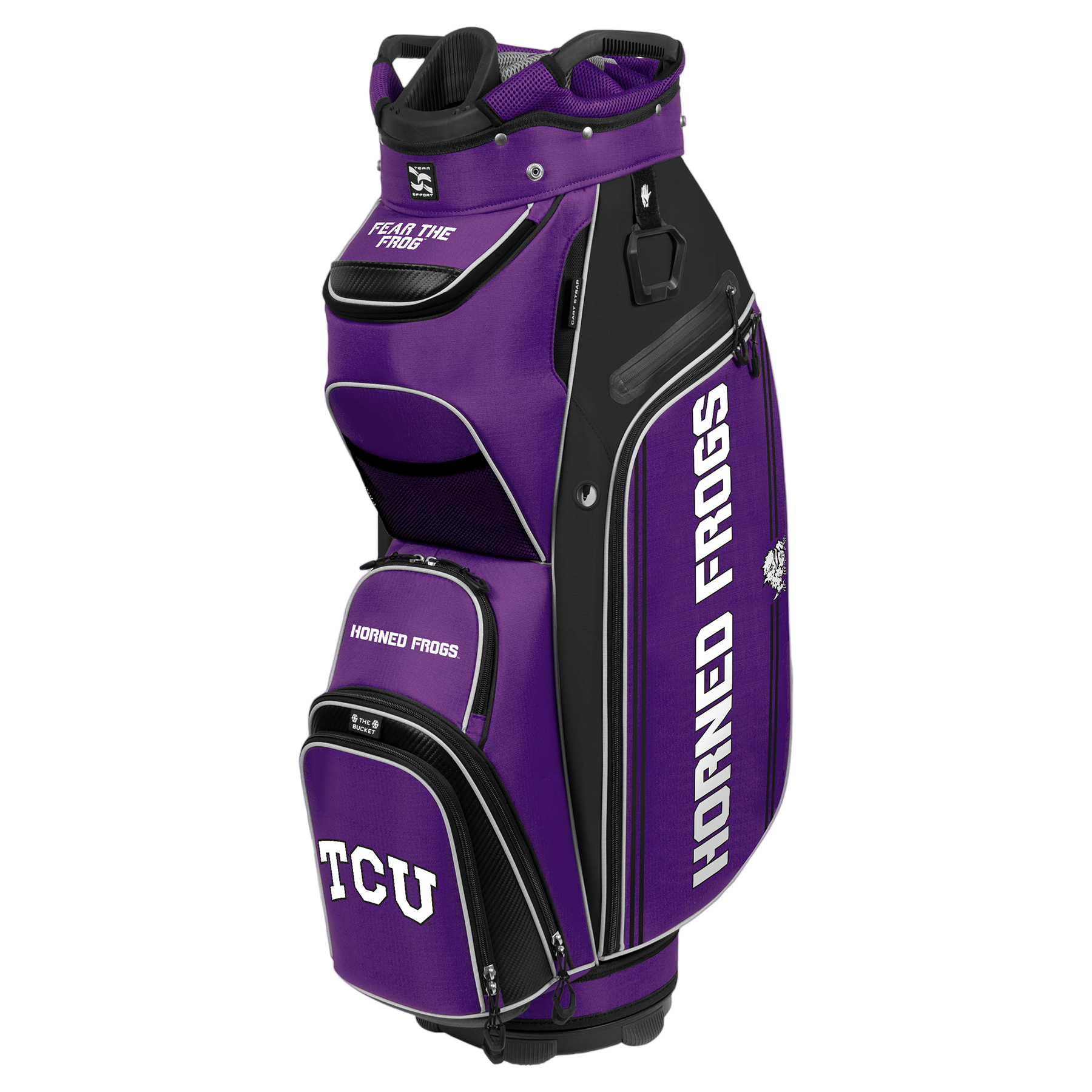 Team Effort Texas Christian Horned Frogs Bucket III Cart Bag