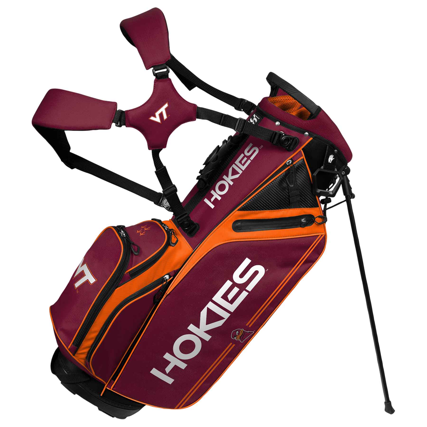 Virginia Tech Hokies Caddie Carry Hybrid Bag